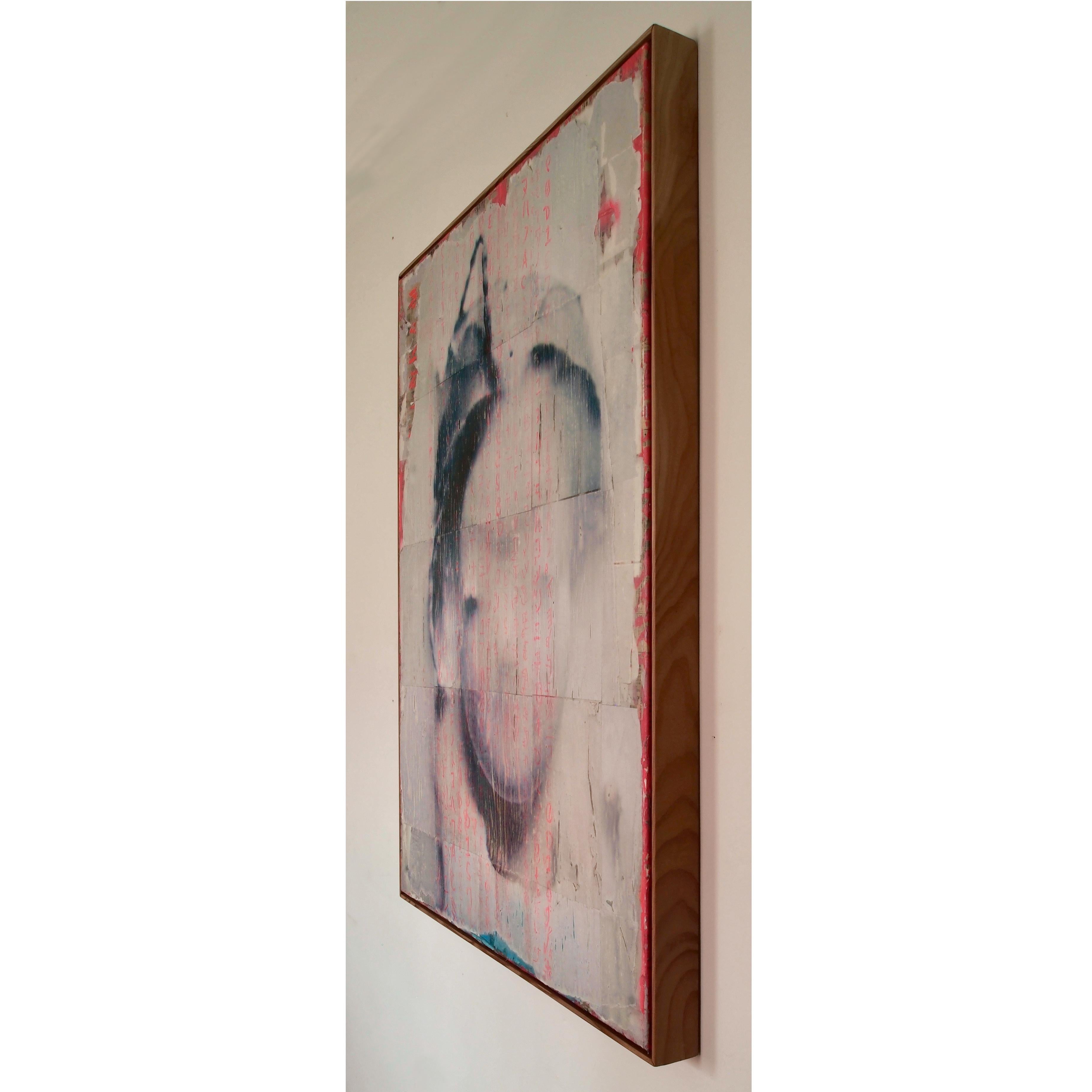 Stephanie Todhunter, Tokyo Marnie, Mischtechnik-Collage, 2016 im Angebot 4