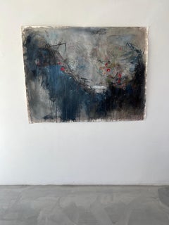 Between Heaven and Earth: It Never Rains in California - acrylic on canvas