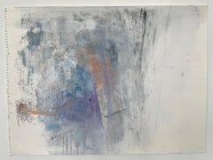 "Color Study: Untitled #12" abstract painting, acrylic on paper.