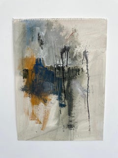 "Color Study: Untitled #7, " abstract art, acrylic on paper.
