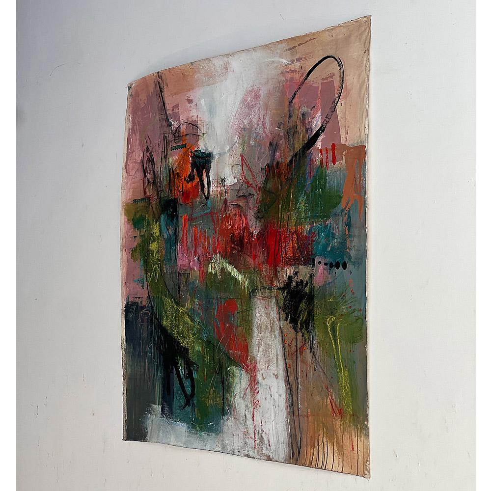 Montreat Series: Untitled #4- acrylic on canvas - Abstract Painting by Stephanie Visser 