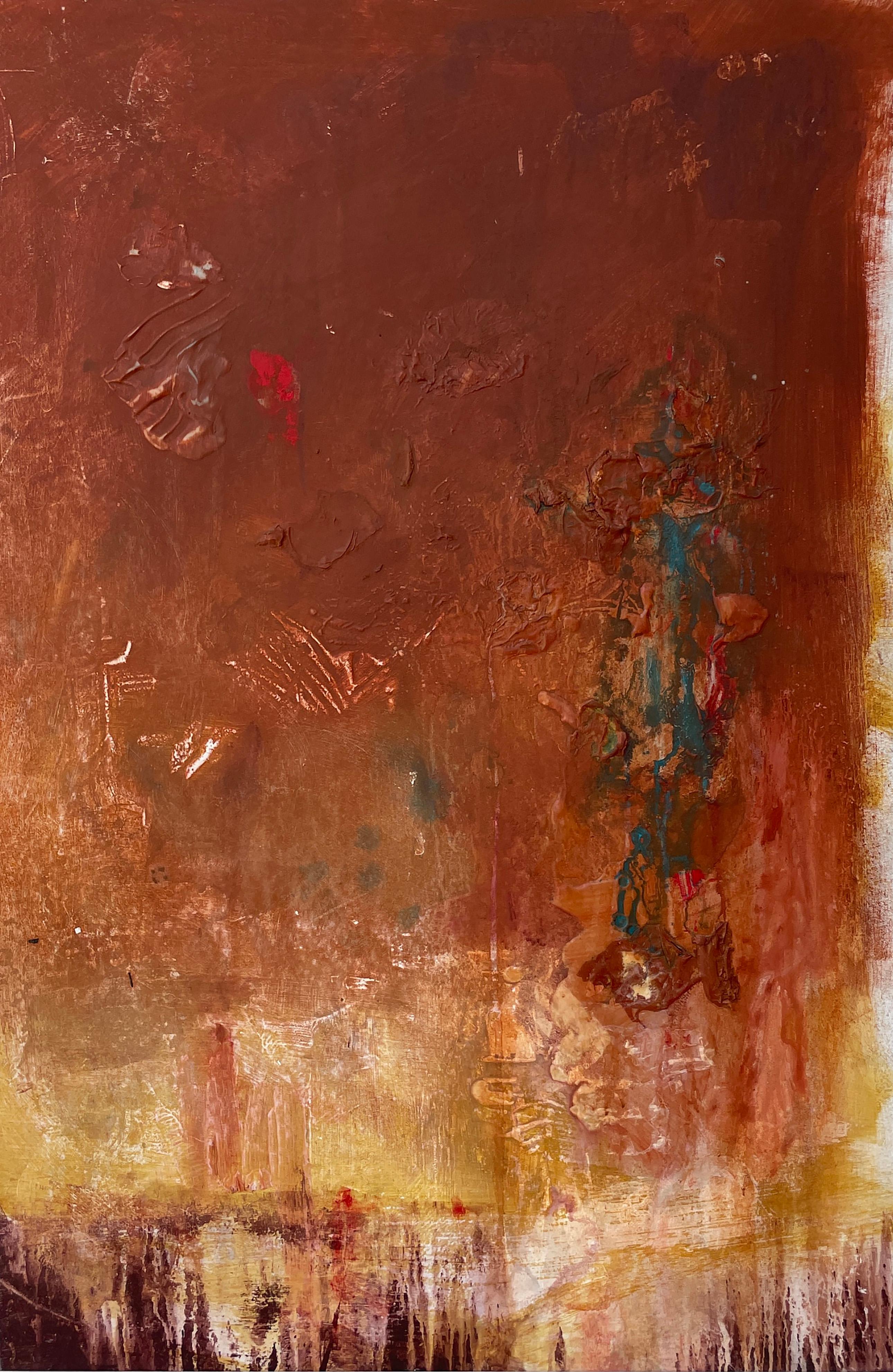 Abstract Painting di Stephanie Visser  - "Querencia, Senza titolo #18" - acrilico su tela