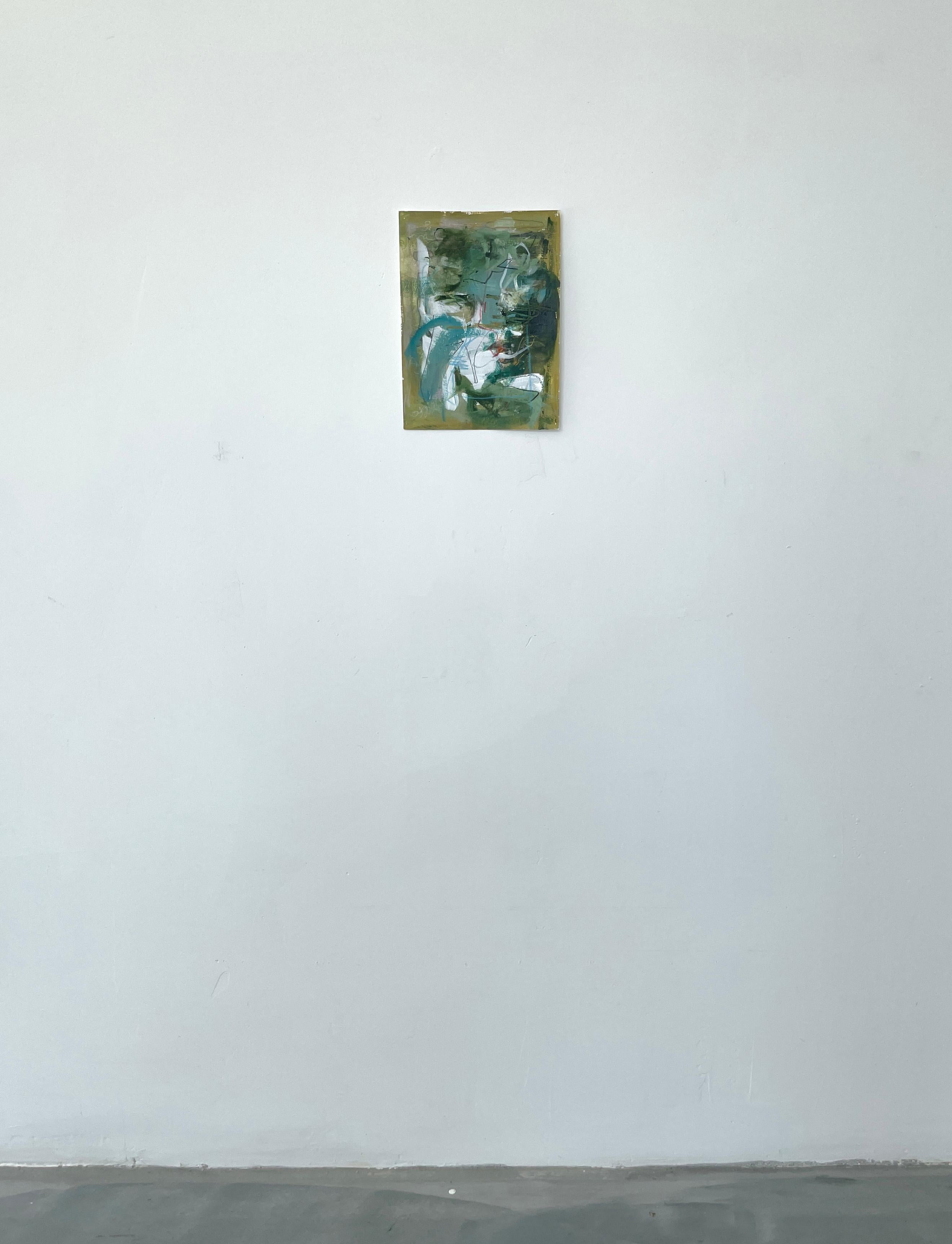 Small Works on Paper, Untitled #11 - Painting by Stephanie Visser 