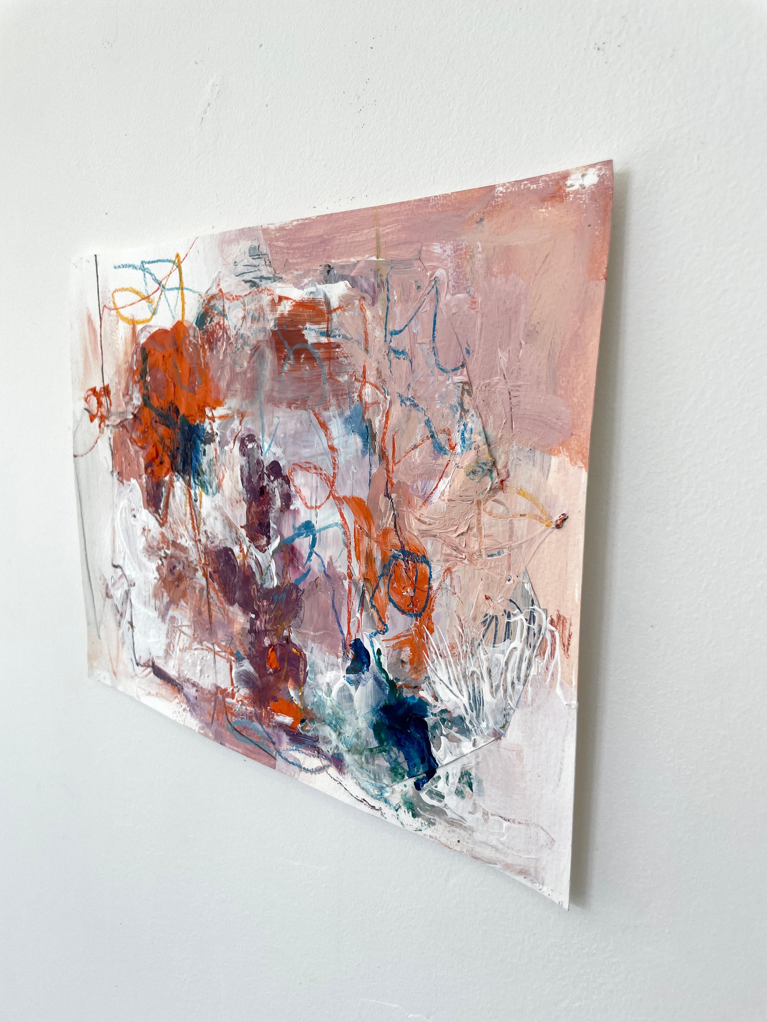 Small Works on Paper, Untitled #13 - Abstract Painting by Stephanie Visser 
