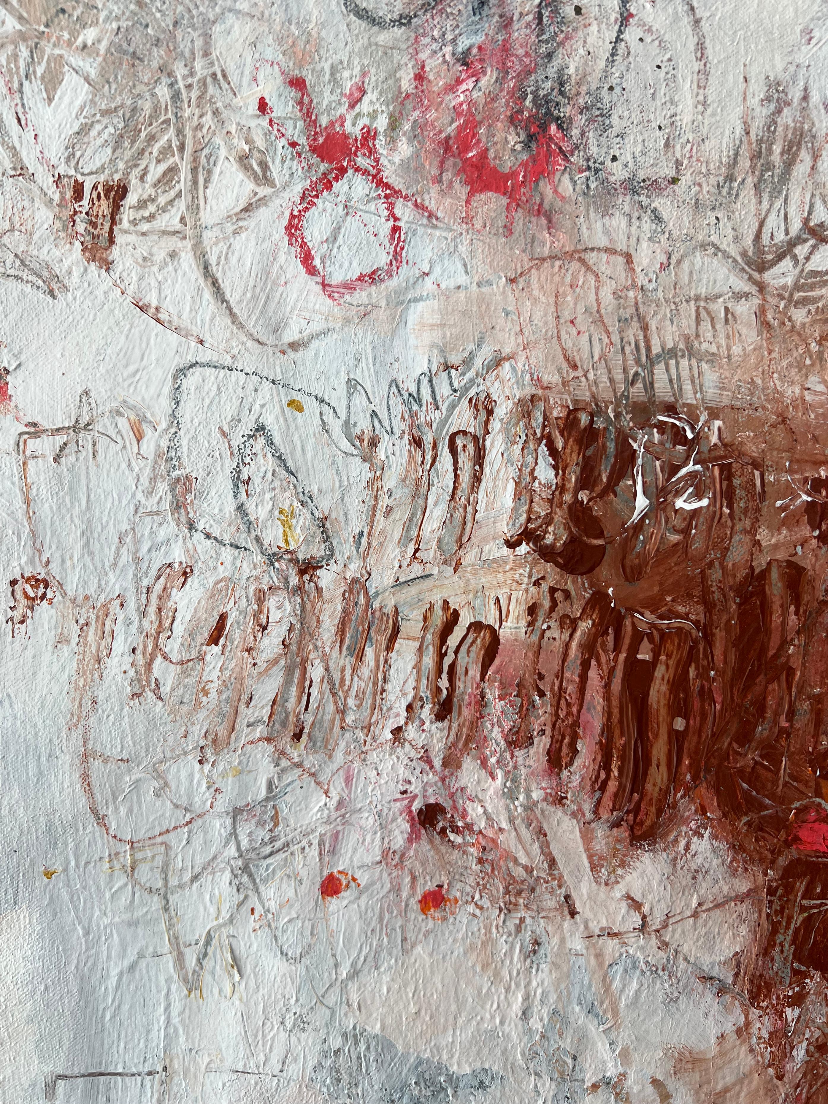 Ohne Titel #12 – Acryl auf Leinwand – Painting von Stephanie Visser 