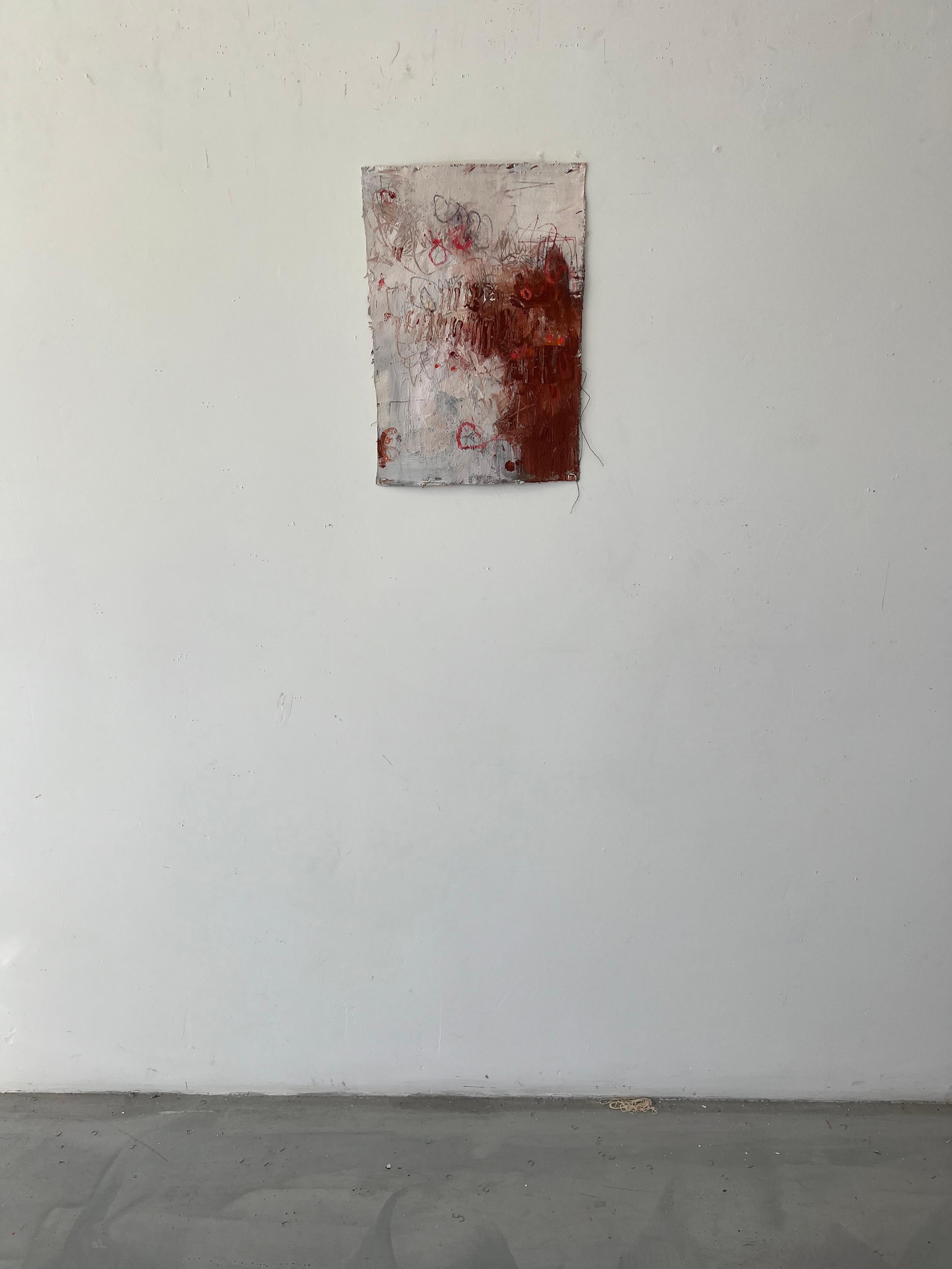 Ohne Titel #12 – Acryl auf Leinwand (Abstrakt), Painting, von Stephanie Visser 
