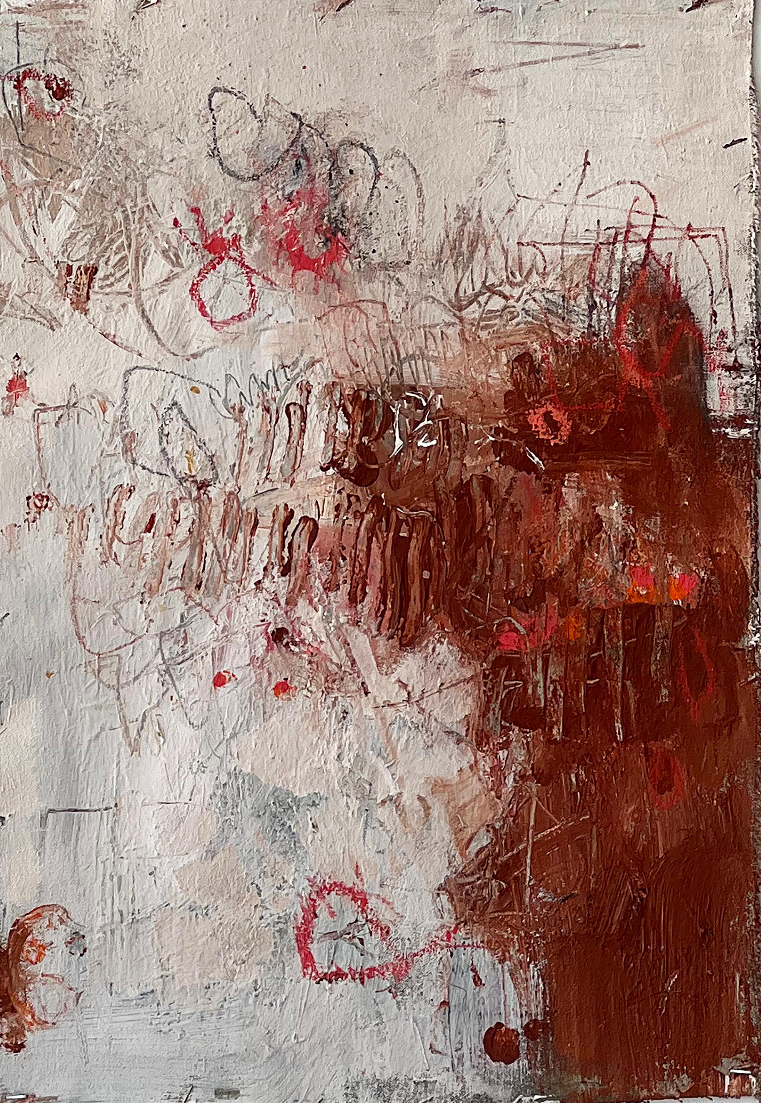 Stephanie Visser  Abstract Painting – Ohne Titel #12 – Acryl auf Leinwand