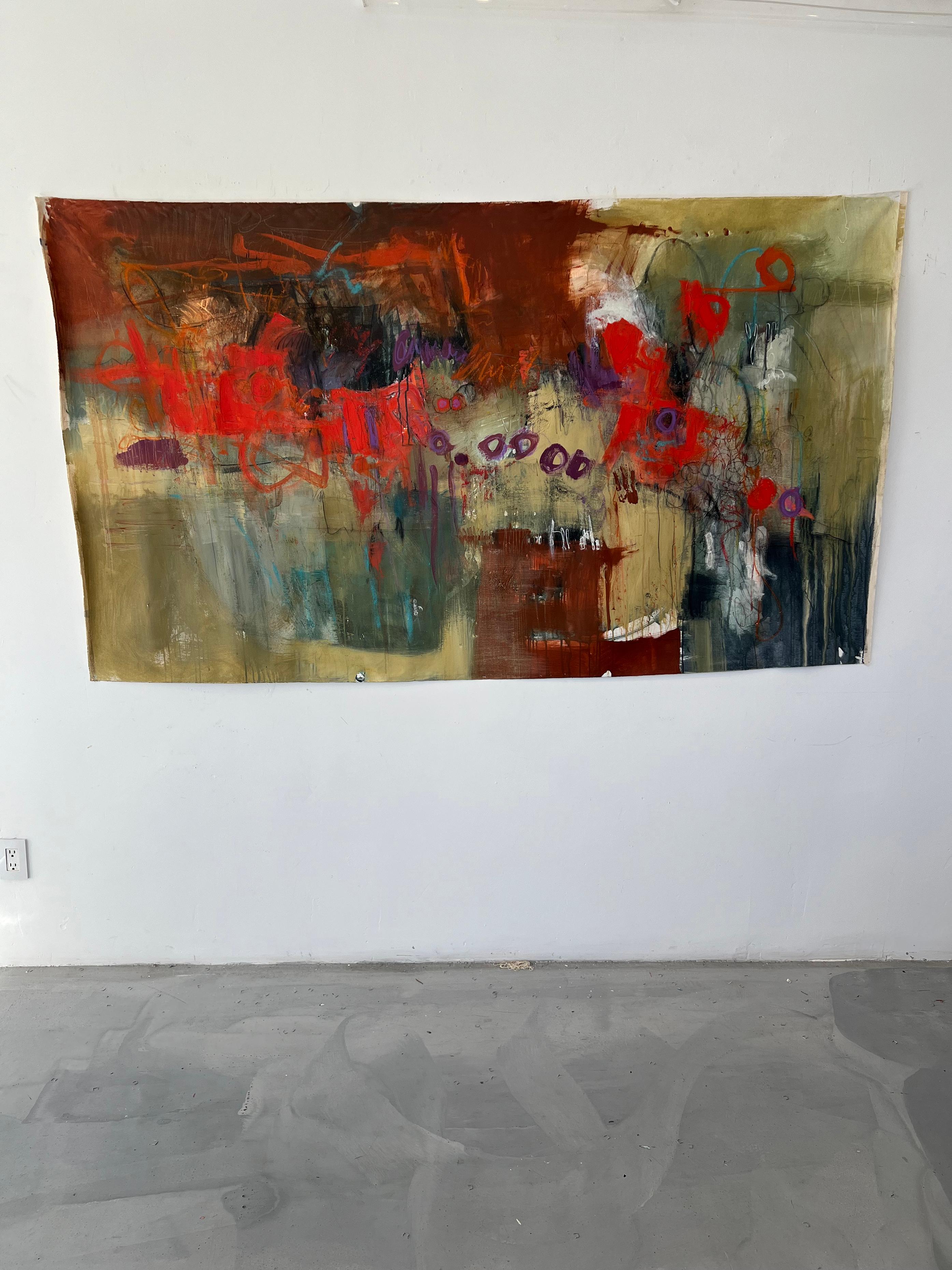 Montreat Series: Untitled  - acrylic on canvas - Abstract Painting by Stephanie Visser 
