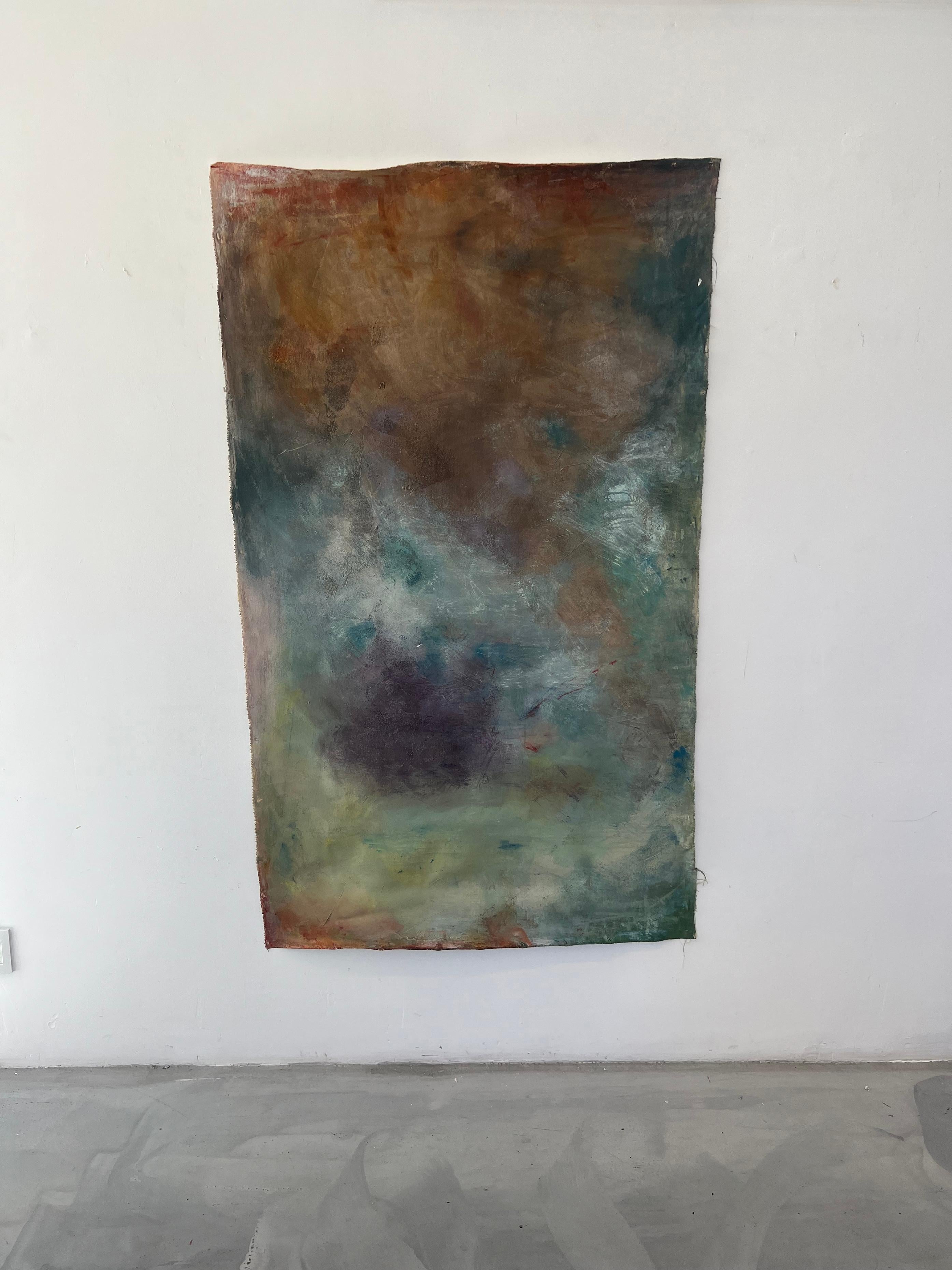 Untitled #16 - acrylic on canvas - Painting by Stephanie Visser 