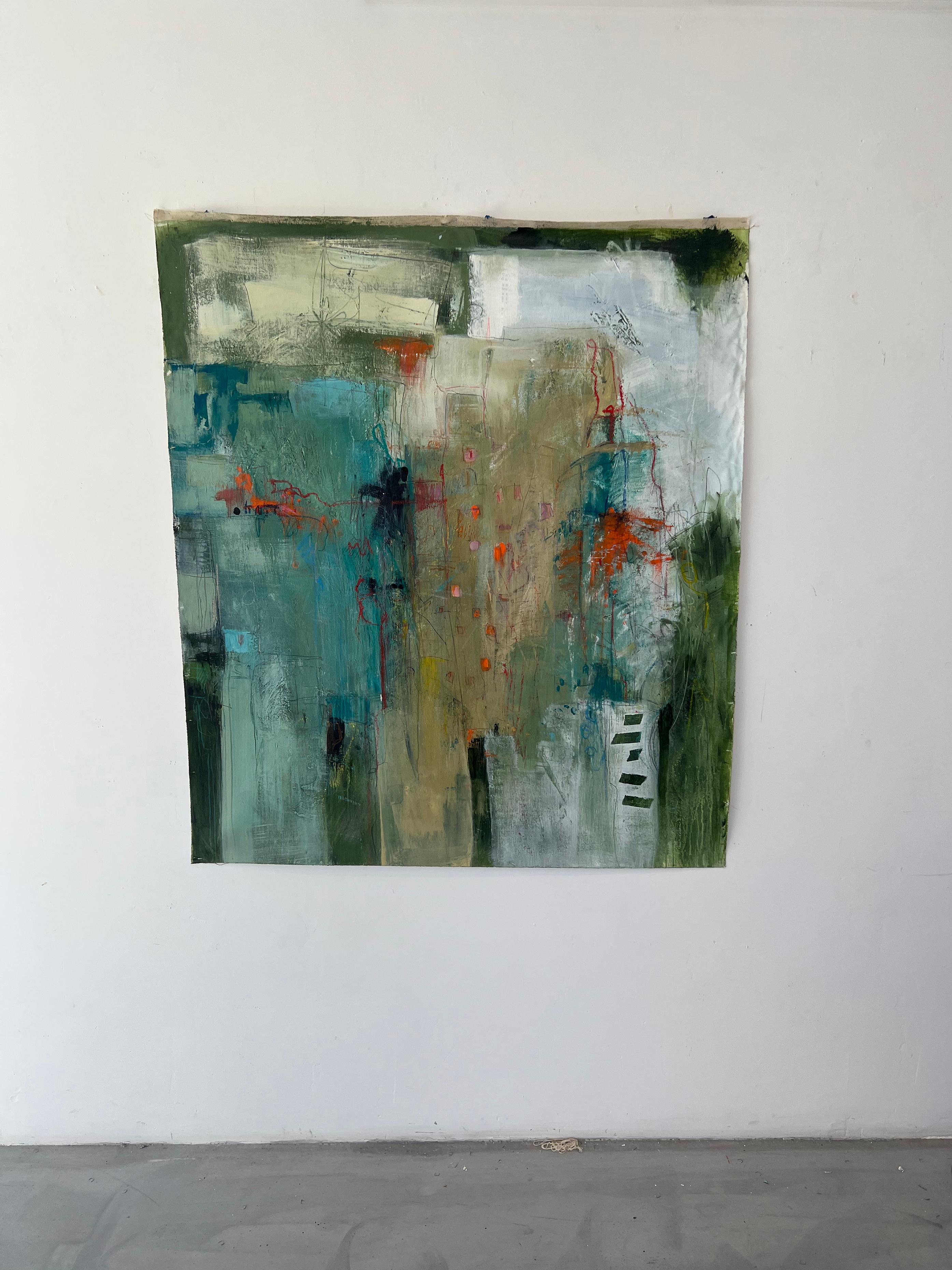 Montreat Series: Untitled #3- acrylic on canvas - Painting by Stephanie Visser 