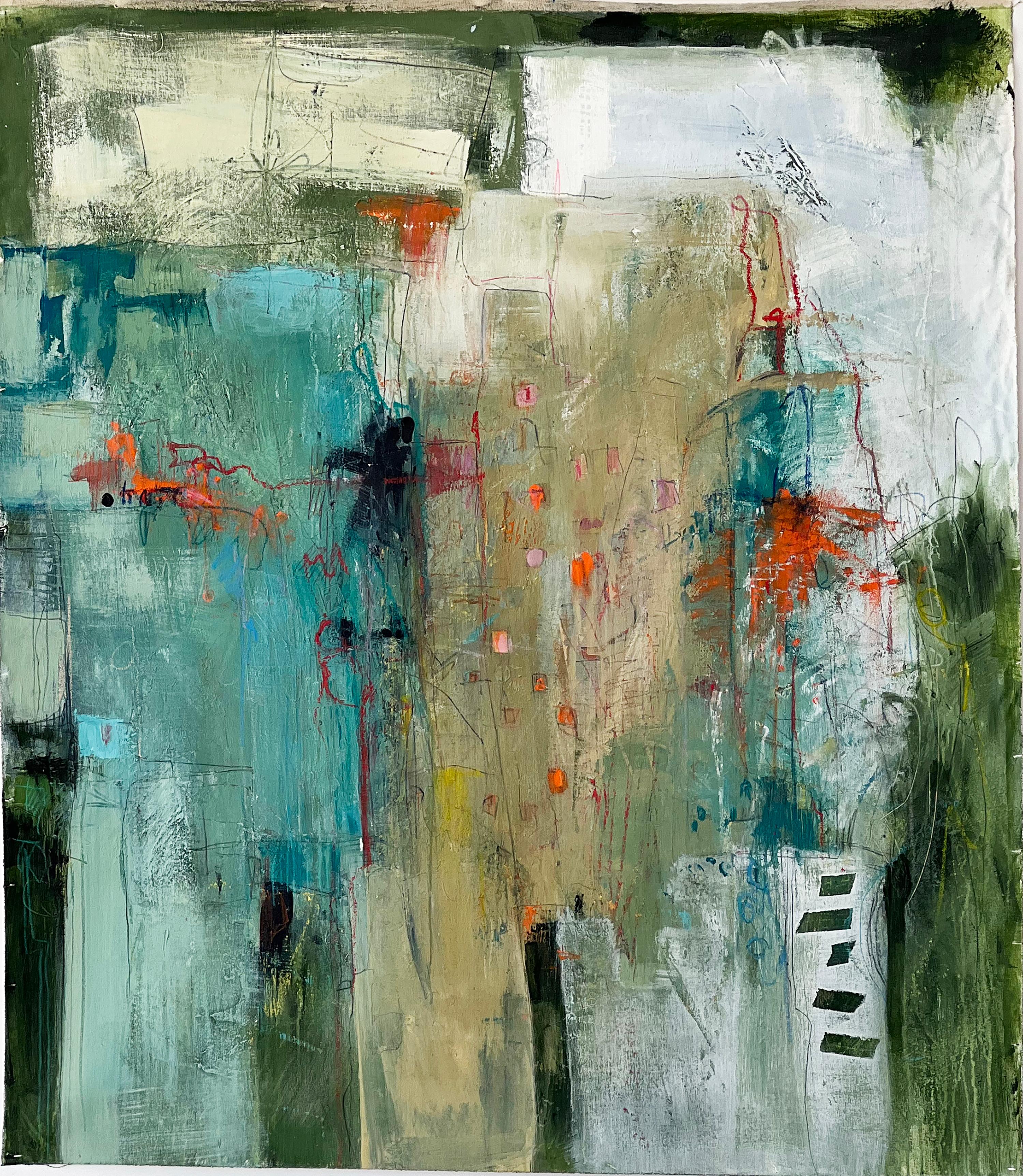 Stephanie Visser  Abstract Painting - Montreat Series: Untitled #3- acrylic on canvas