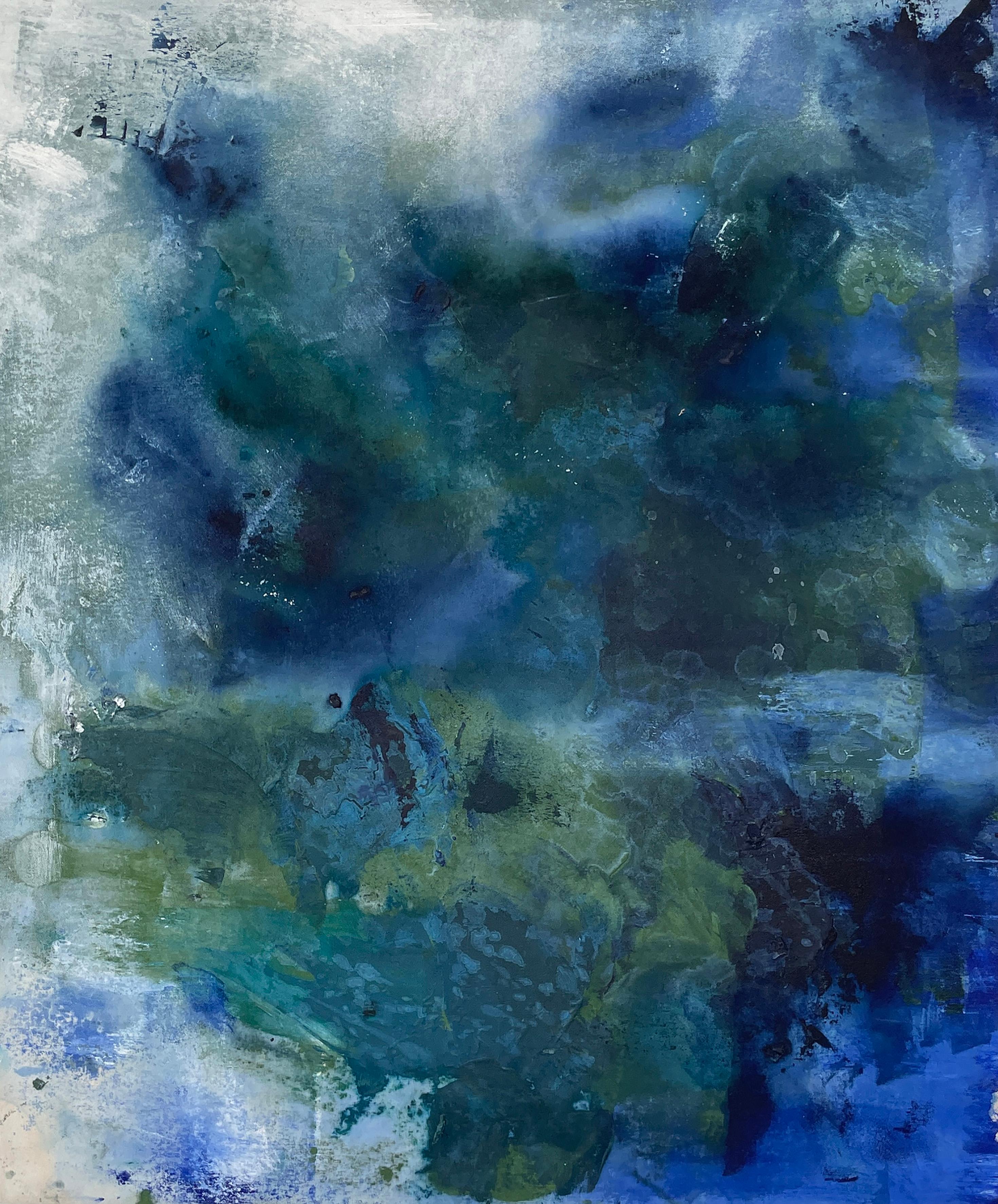 Abstract Painting di Stephanie Visser  - "Senza titolo"  acrilico su tela