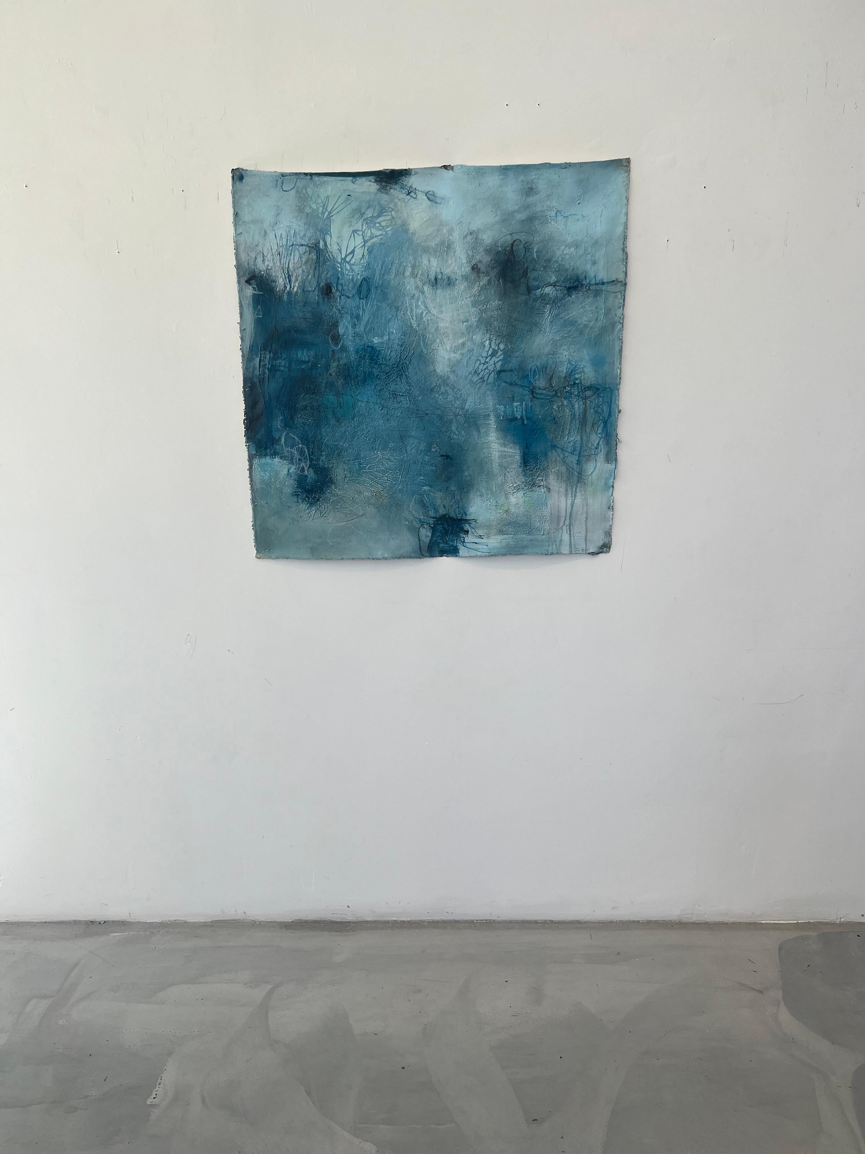 Wasser und Licht: Kommen – Acryl auf Leinwand – Painting von Stephanie Visser 