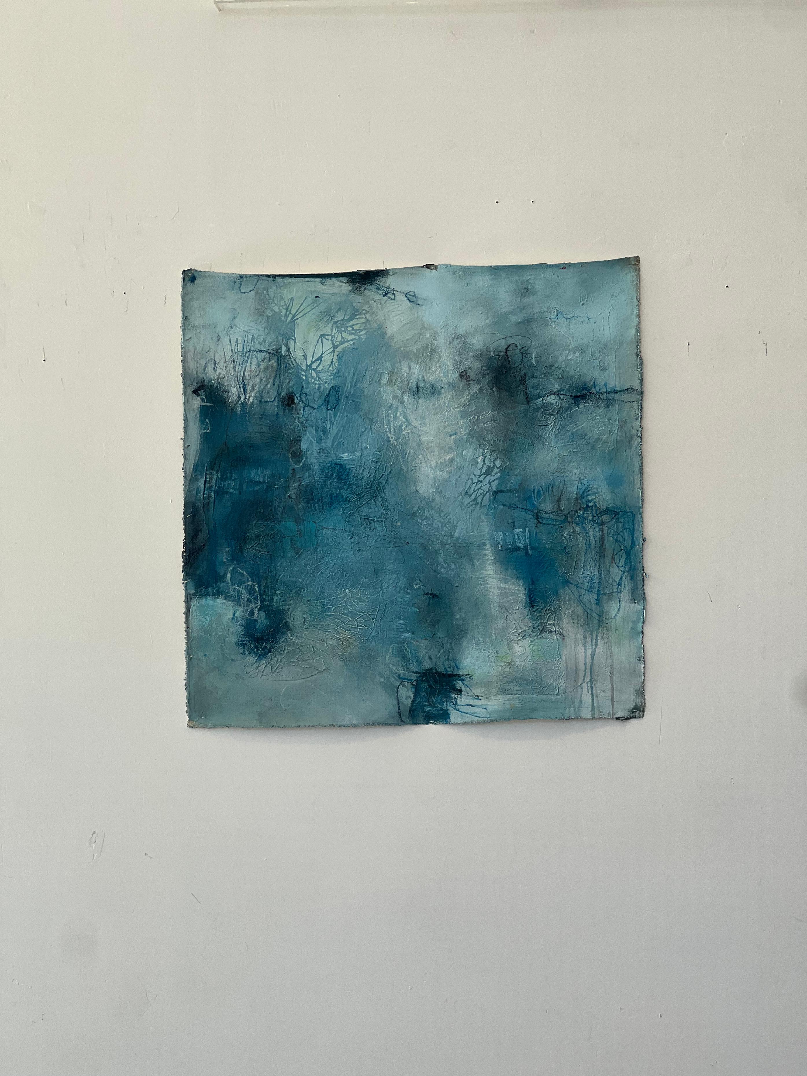 Wasser und Licht: Kommen – Acryl auf Leinwand (Abstrakt), Painting, von Stephanie Visser 