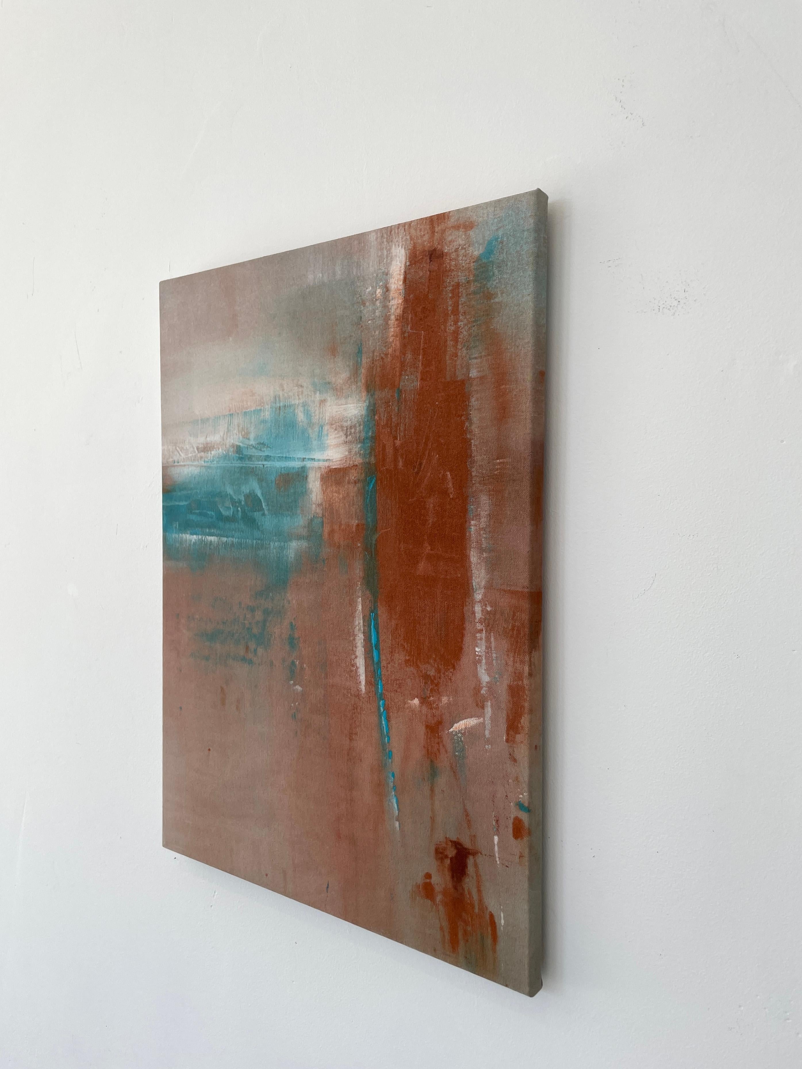 Water and Light, Untitled #1 - acrylic on canvas - Abstract Painting by Stephanie Visser 