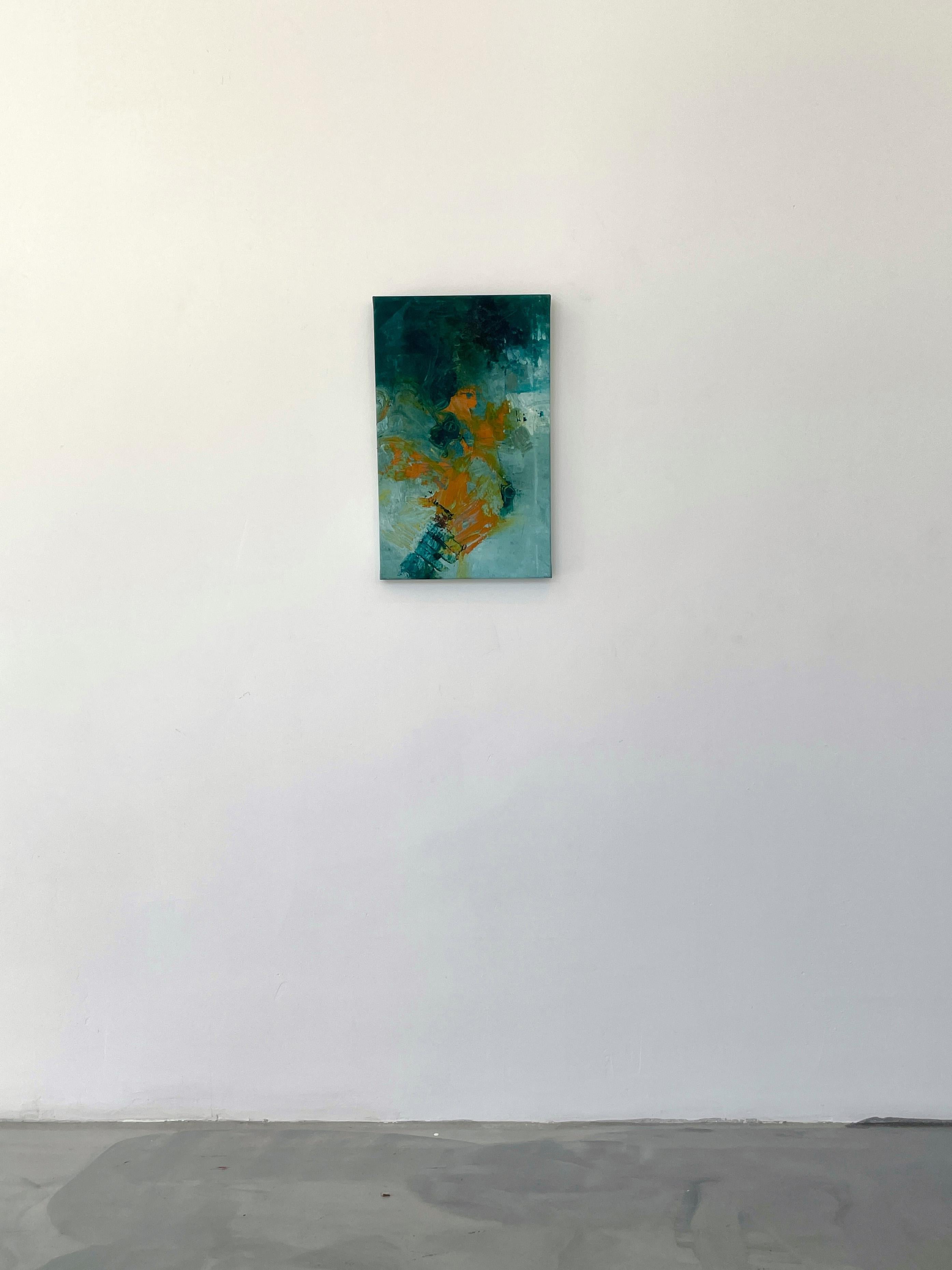 Water and Light, Untitled #10- acrylic on canvas - Painting by Stephanie Visser 