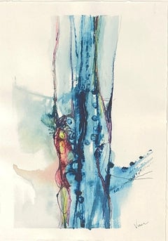 Water and Light, Untitled #9 - watercolor on paper