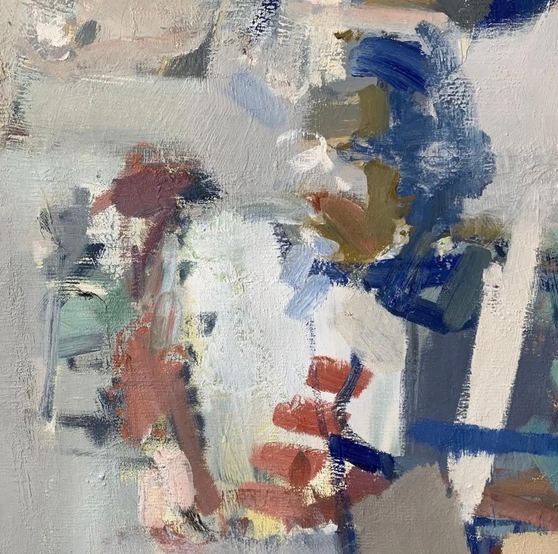 Playful Games, Ölgemälde von S. Wheeler (Grau), Figurative Painting, von Stephanie Wheeler