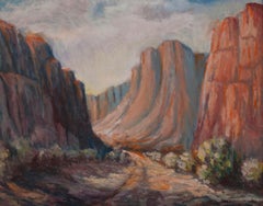'Grand Canyon, ' by Stephen A. Douglas, Oil on Board Painting