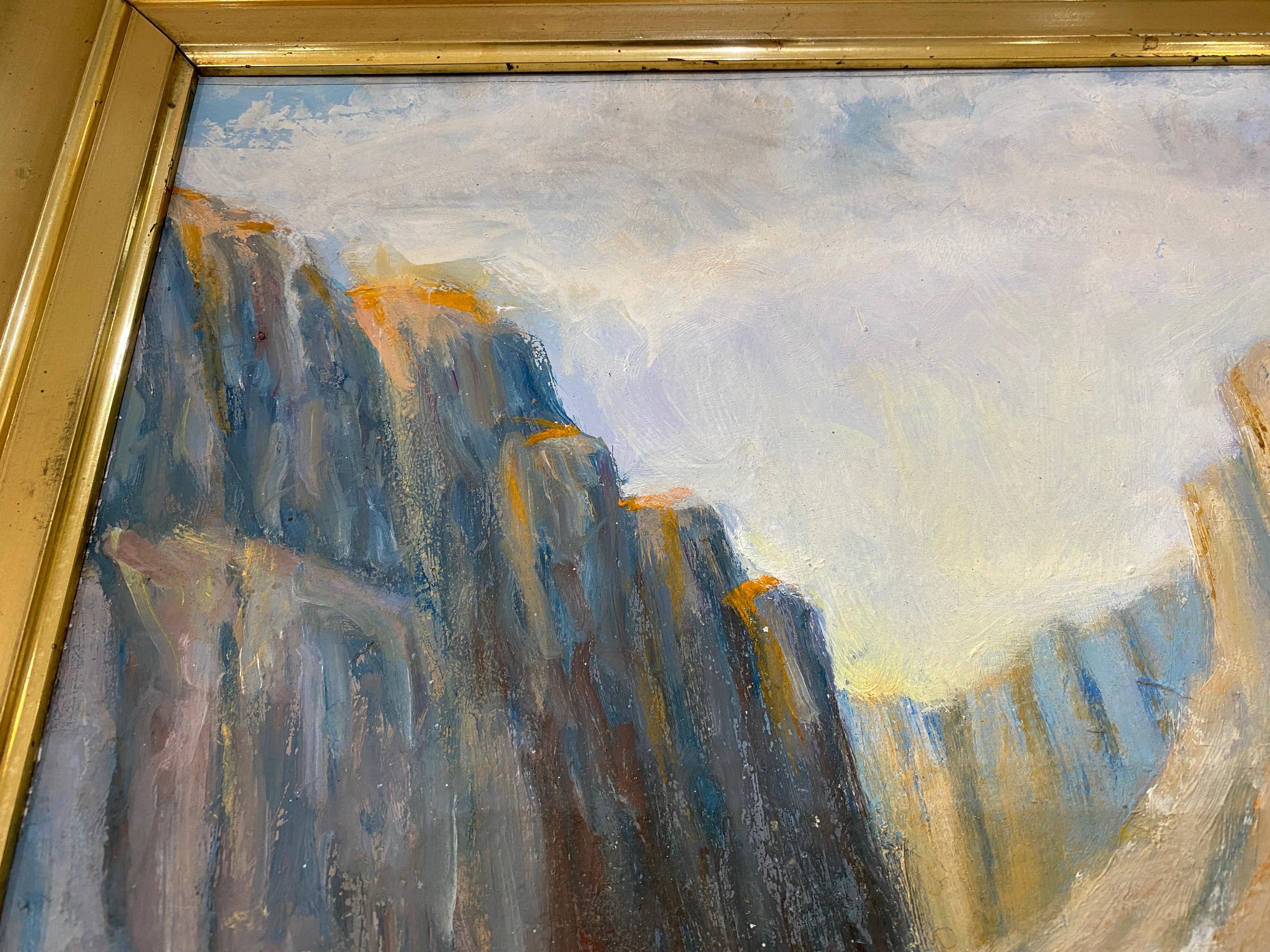'Grand Canyon, ' by Stephen A. Douglas, Oil on Board Painting 1
