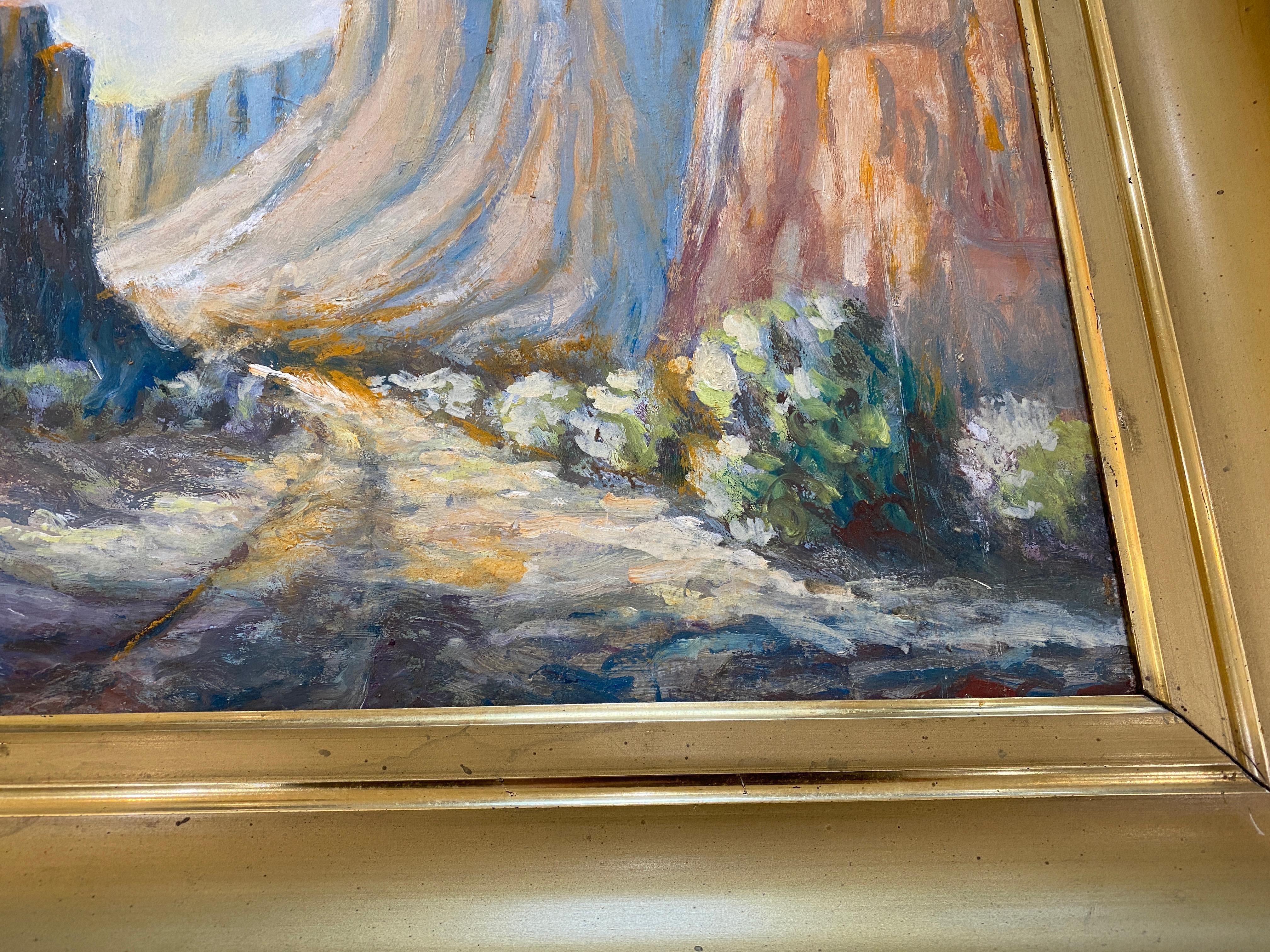 'Grand Canyon, ' by Stephen A. Douglas, Oil on Board Painting 2