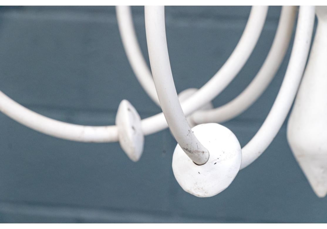 Americano Stephen Atonson Hand Sculpted Plaster Chandelier in vendita