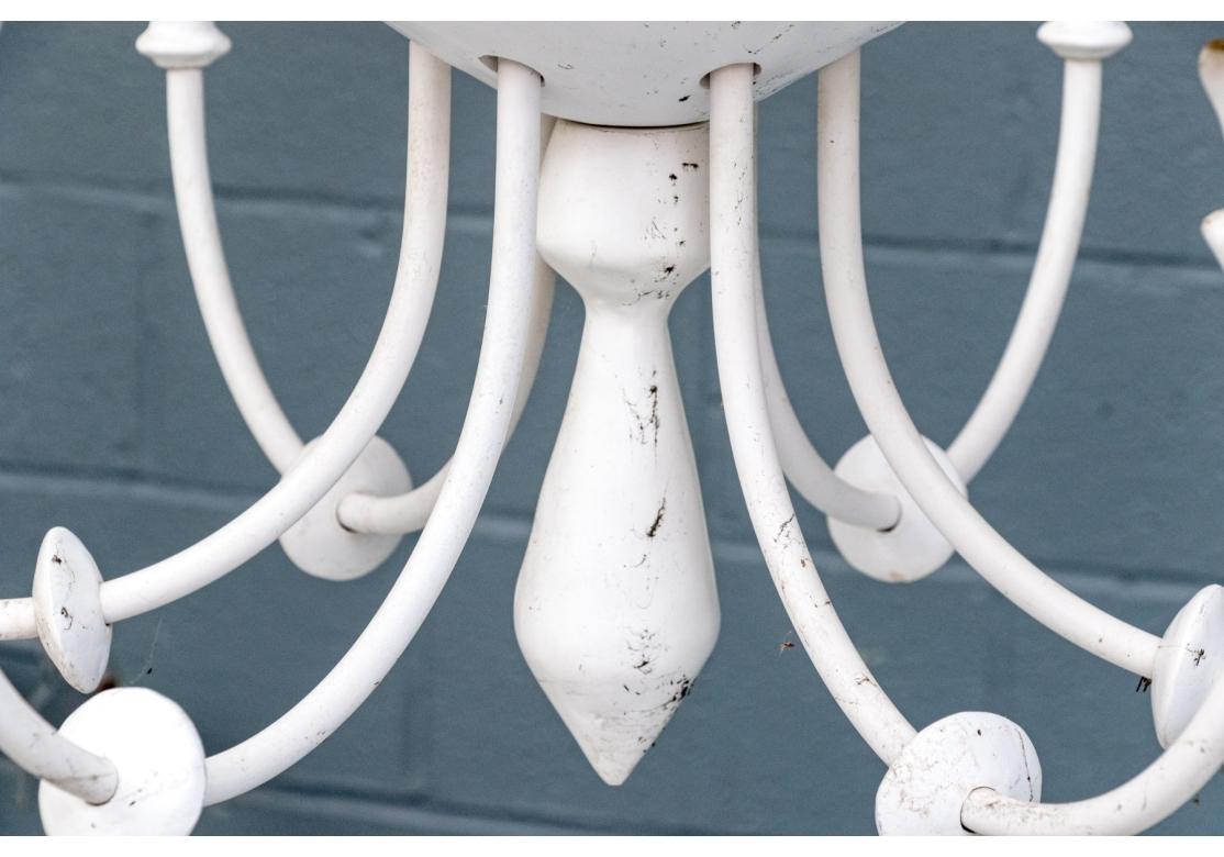 XXI secolo e contemporaneo Stephen Atonson Hand Sculpted Plaster Chandelier in vendita