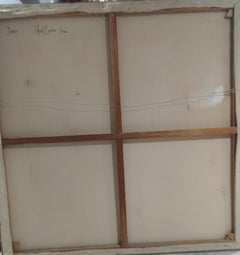 bathers (the kiss), female nude figures indoor pool green grey tones