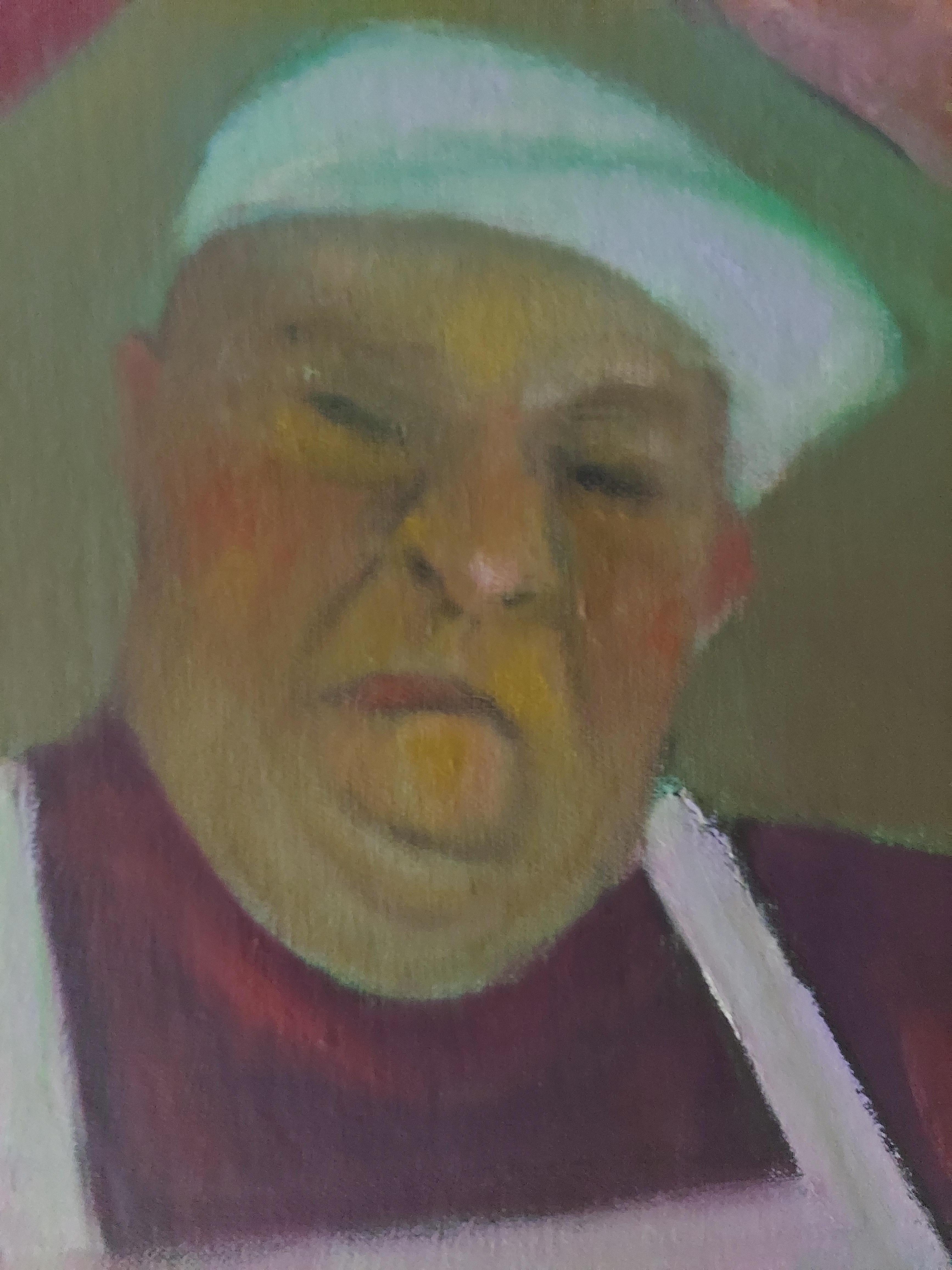 Öl auf Sperrholz signiert und datiert. Zweites von mehreren Werken, die Metzger darstellen. Zuletzt ausgestellt im Bartow-Pell Museum in der Bronx NYC.  

ÜBER Stephen Basso

Stephen Bassos höchst originelle Pastell- und Ölgemälde sind romantisch