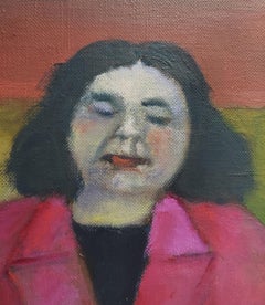 Stammbaum. Gruppe von drei Figuren Pflanzen im Hintergrund warm braun grau und gelb