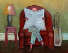 Global Warming, reichhaltige farbige humorvolle Kunst mit Themen wie Vögel und menschliche Interaktion