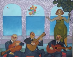 Música de cuna junto al mar guitarras y canción suave color de ensueño tranquilo