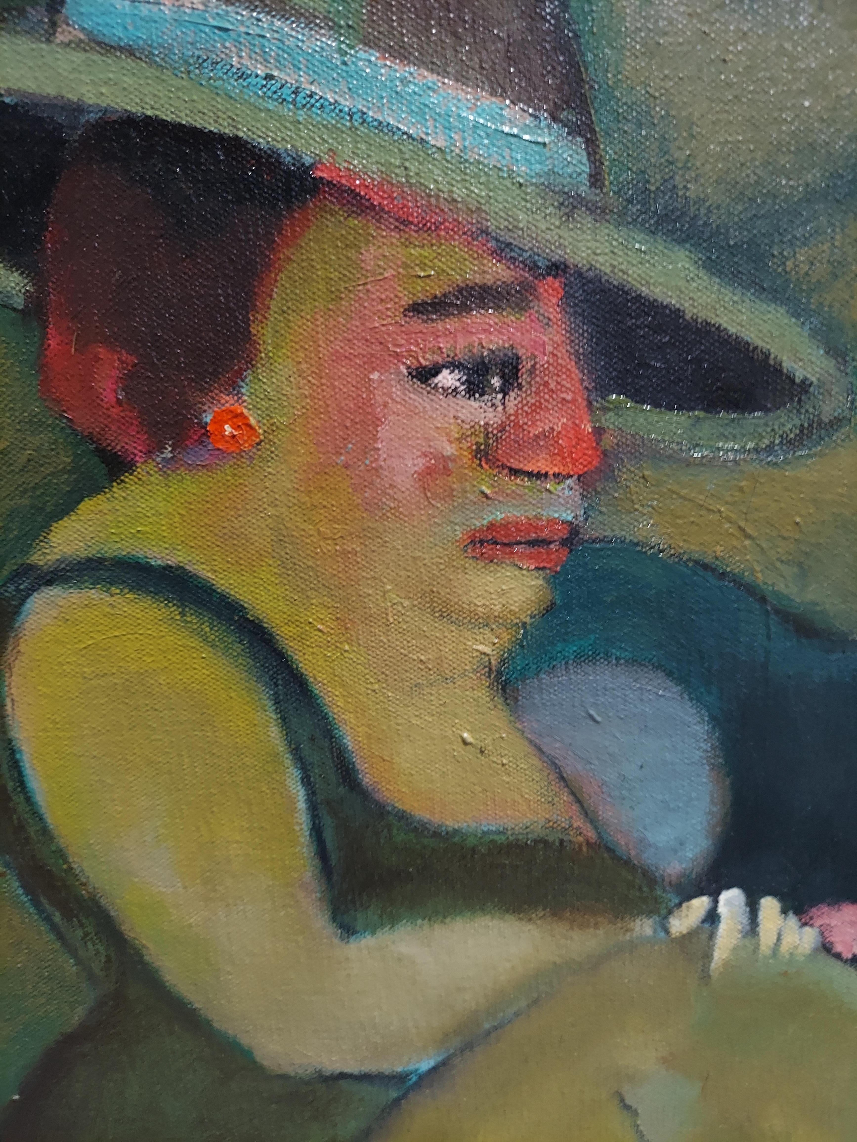 óleo sobre lienzo tensado bastidor resistente no necesita bastidor  firmado y fechado en el reverso
Los originales pasteles y óleos de Stephen Basso son románticos y, al mismo tiempo, provocan la reflexión.  fantasías.   Sus caprichosas obras están
