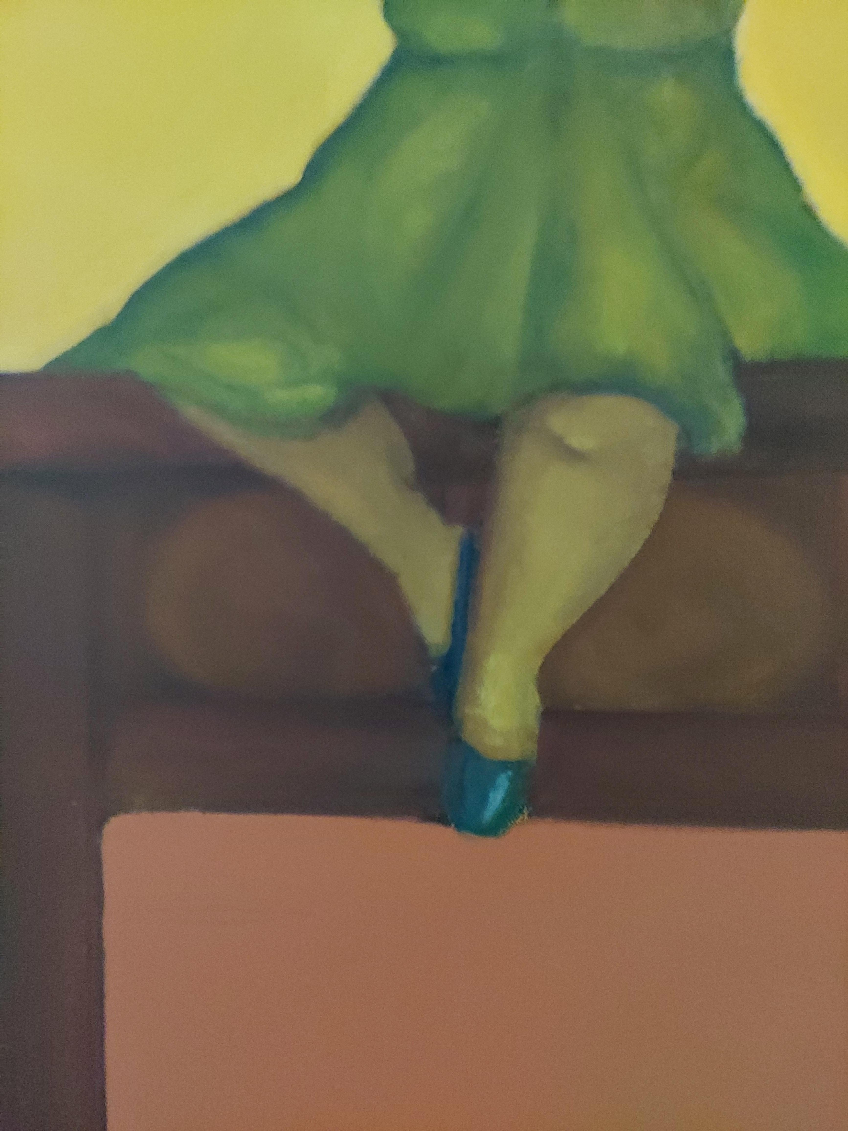 This wildly colorful oil painting on linen canvas is signed and dated on the ABOUT Stephen Basso

Stephen Basso's highly original pastels and oil paintings are romantic, yet thought provoking  fantasies.   His whimsical works are alive with