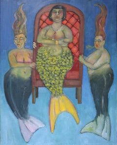 Royal Mermaid 2 mermaid theme coney island sirens humorous narrative soft color