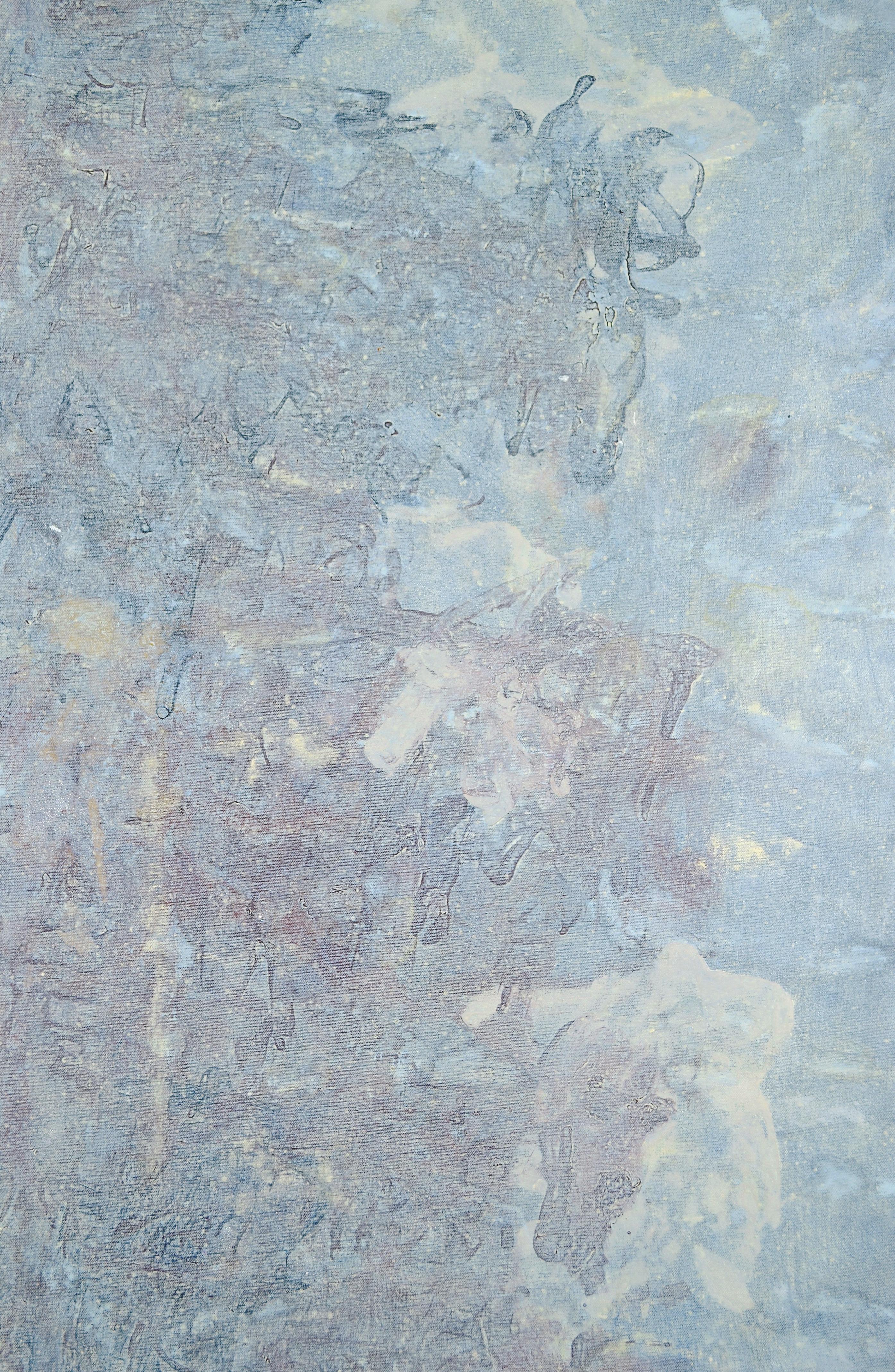 At Once Revived and Embraced - Abstract Painting by Stephen Battle