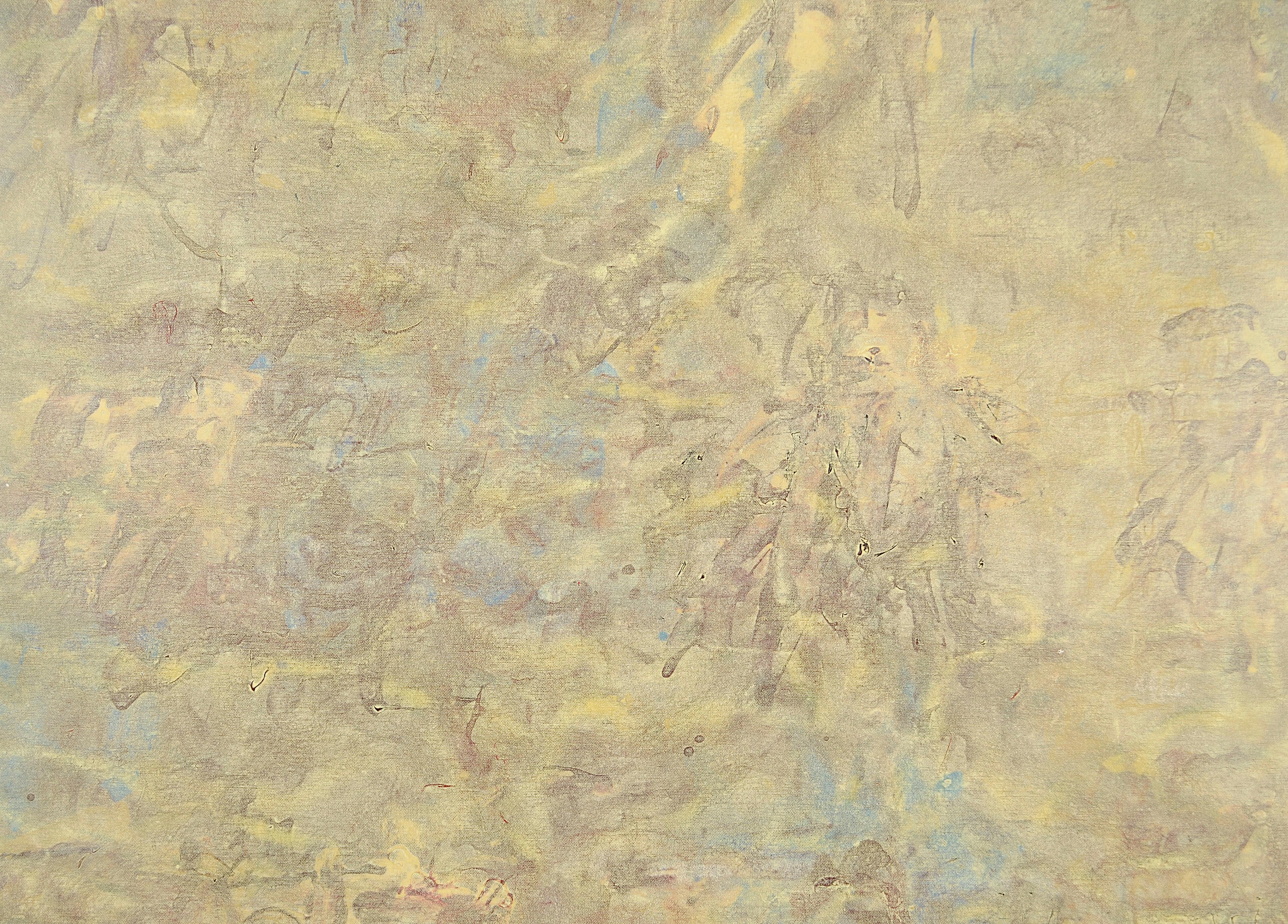 Intent, Jai Guru Dev - Beige Figurative Painting by Stephen Battle