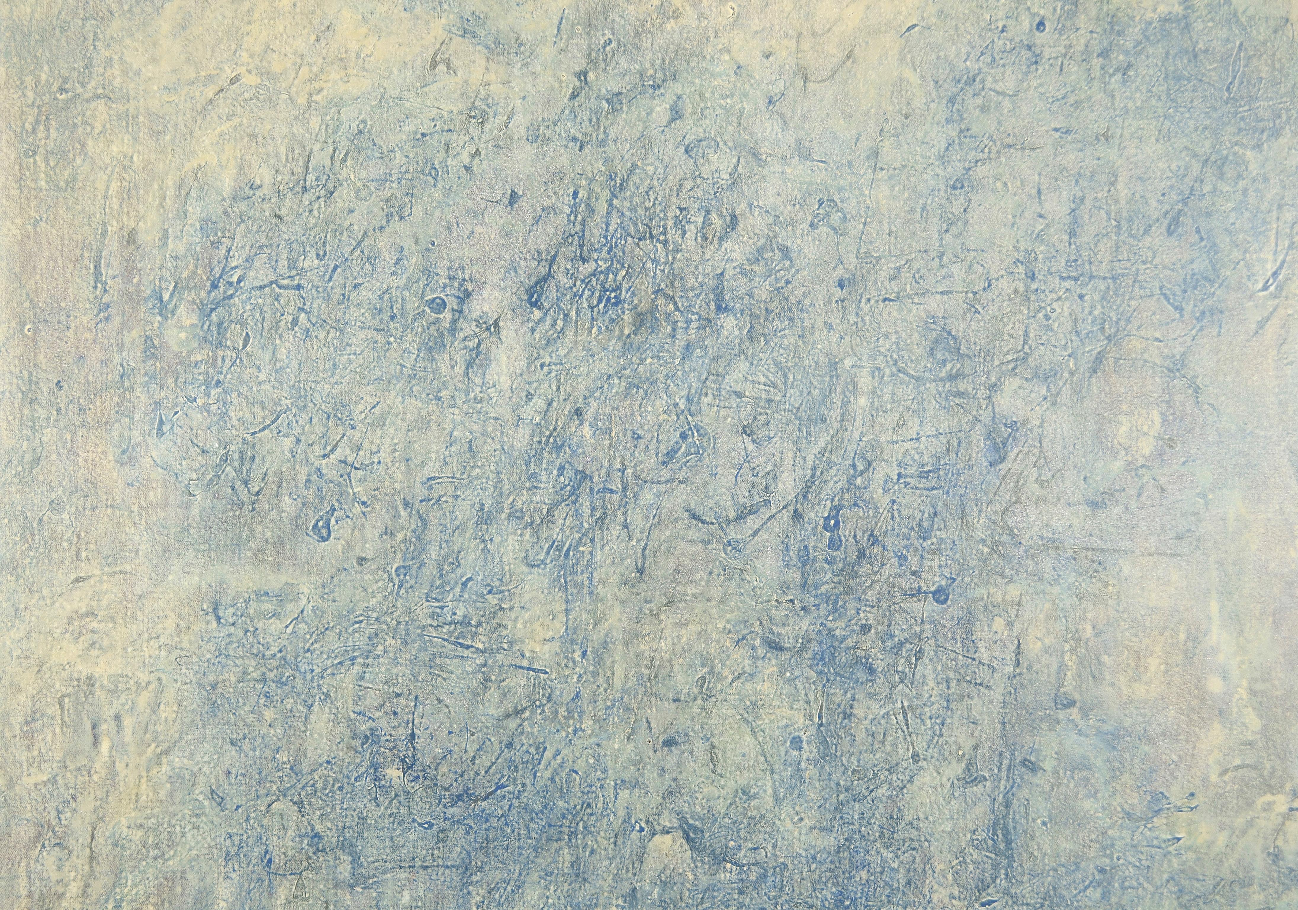 Recalling Lotus Steps - Abstract Painting by Stephen Battle