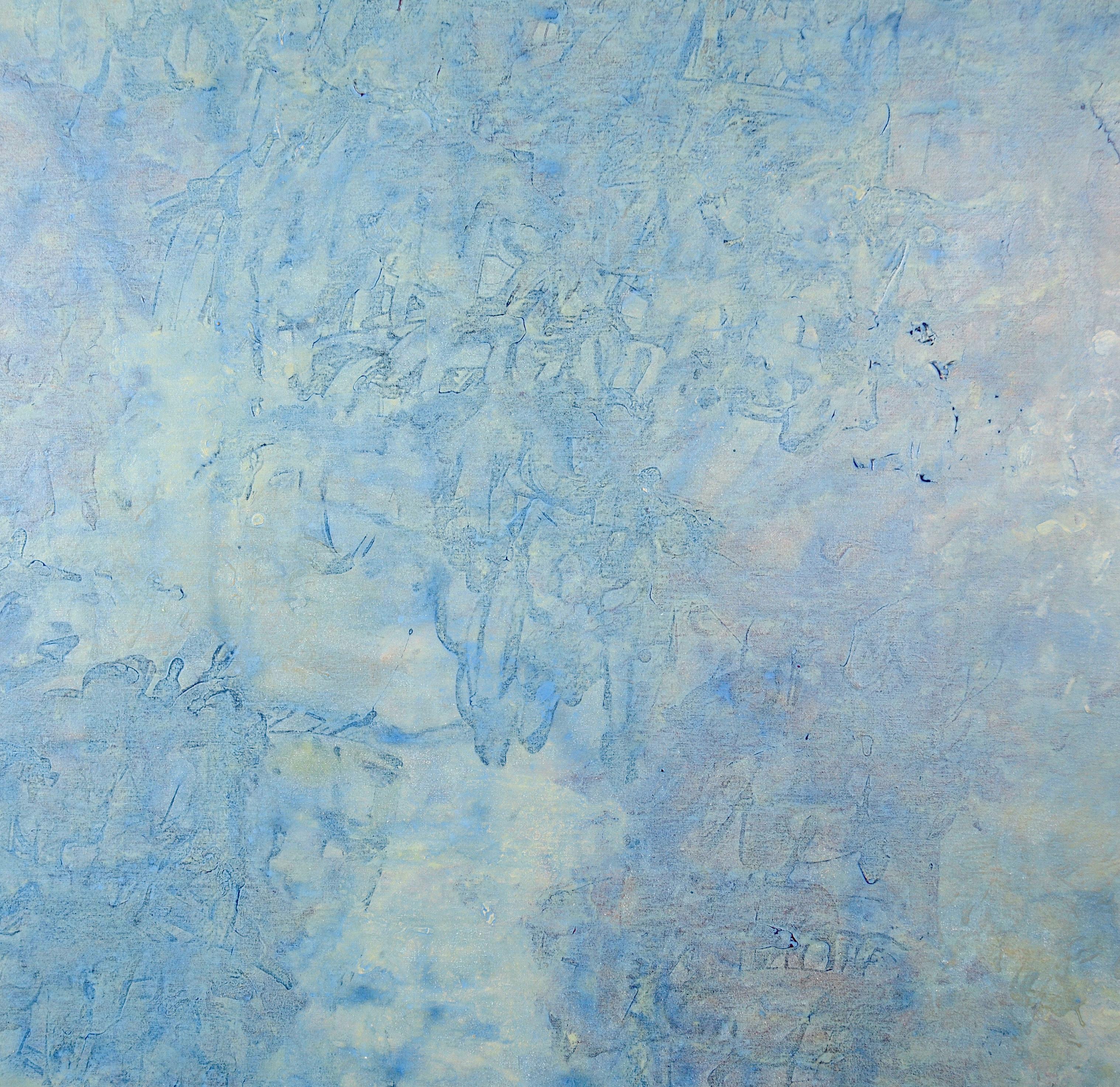 The Bestowed Need to Remember - Abstract Painting by Stephen Battle