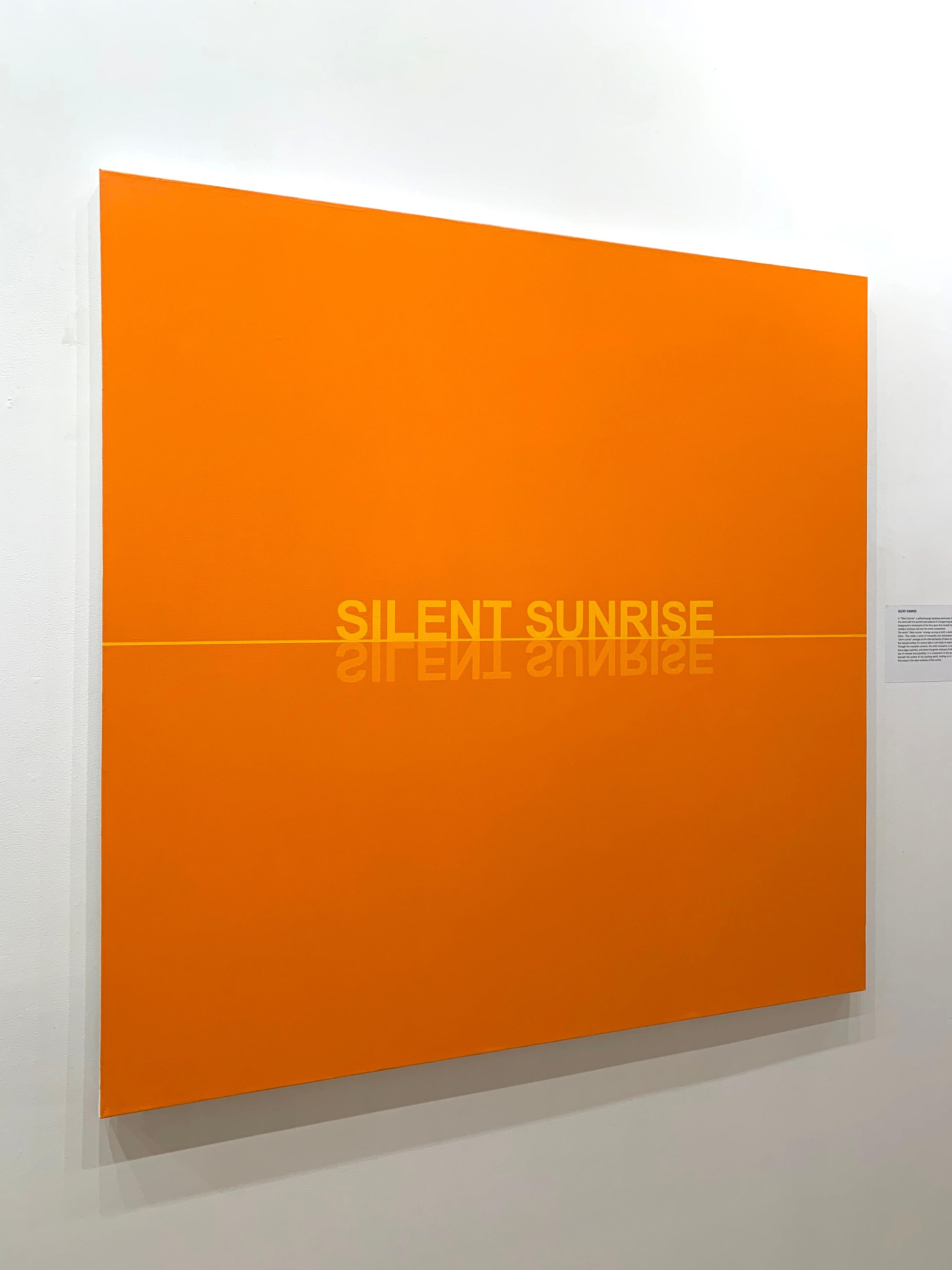 SILENT SUNRISE - Conceptual Painting by Stephen Bezas