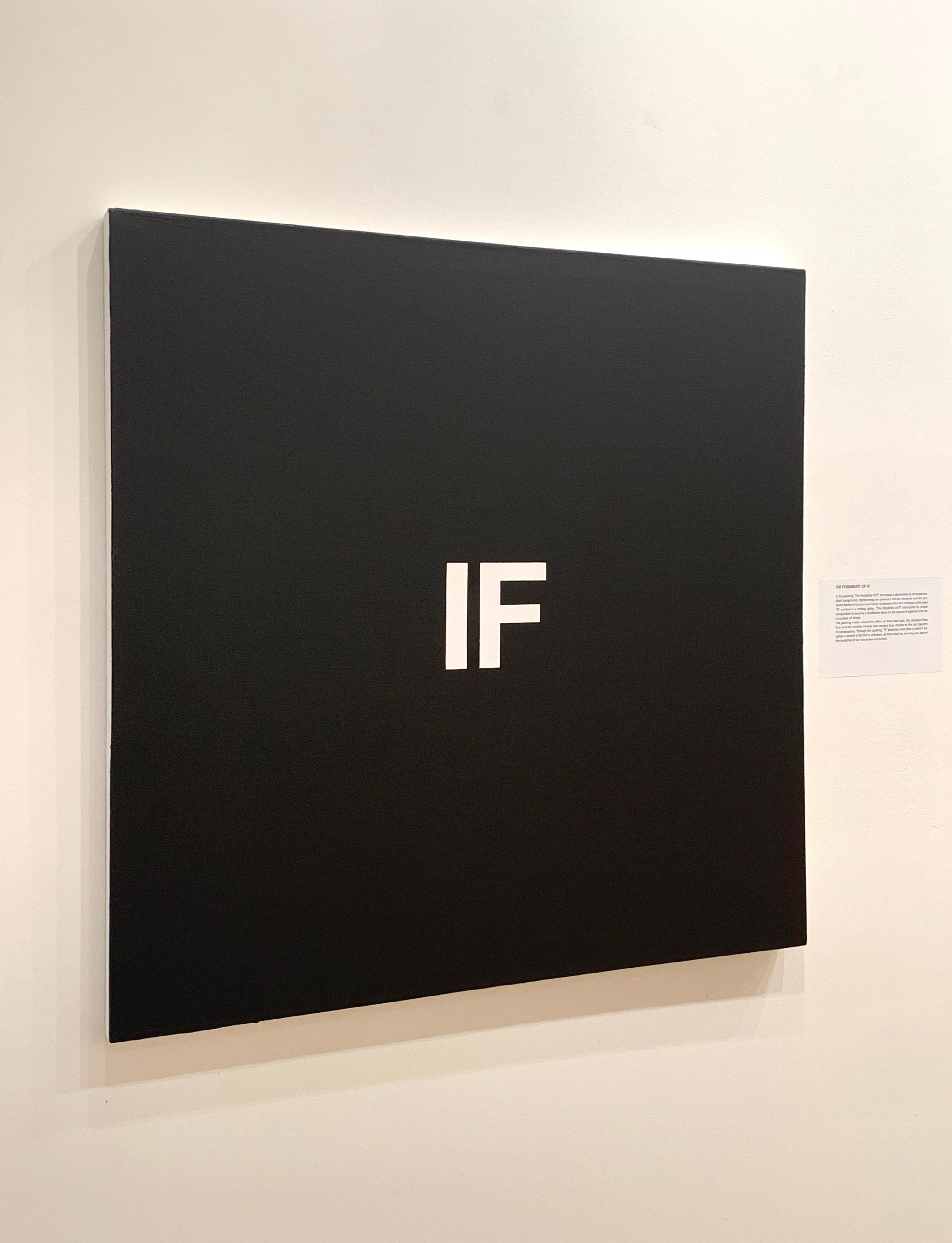 THE POSSIBILITY OF IF - Conceptual Painting by Stephen Bezas