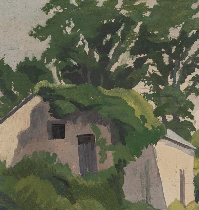 Cerca del pueblo de Osmington, Dorset
óleo sobre tabla
26 x 35.5 cm
10 1/4 x 14 in
firmado

Stephen Bone fue un pintor de paisajes, murales y retratos del siglo XX.

 

An He nació en Londres, hijo del artista y grabador Sir Muirhead Bone. La