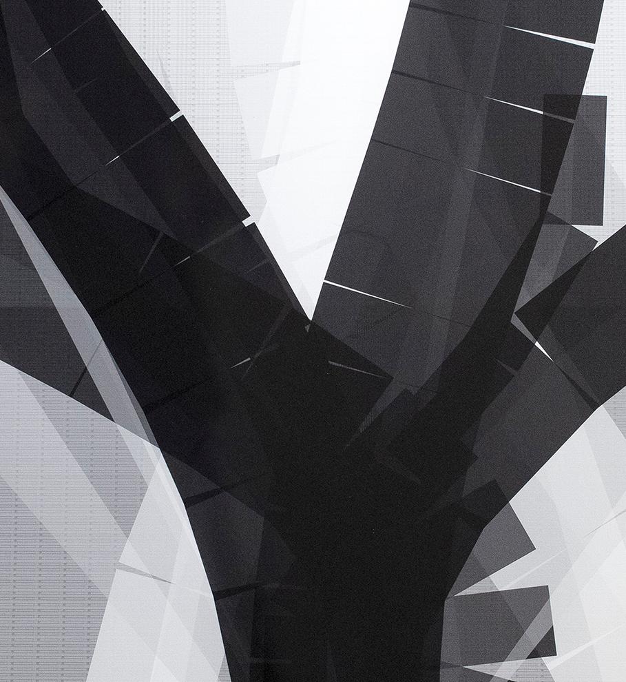 Last Minute Shopping #2, digital print, archival paper, generative art - Abstract Geometric Print by Stephen Boyd