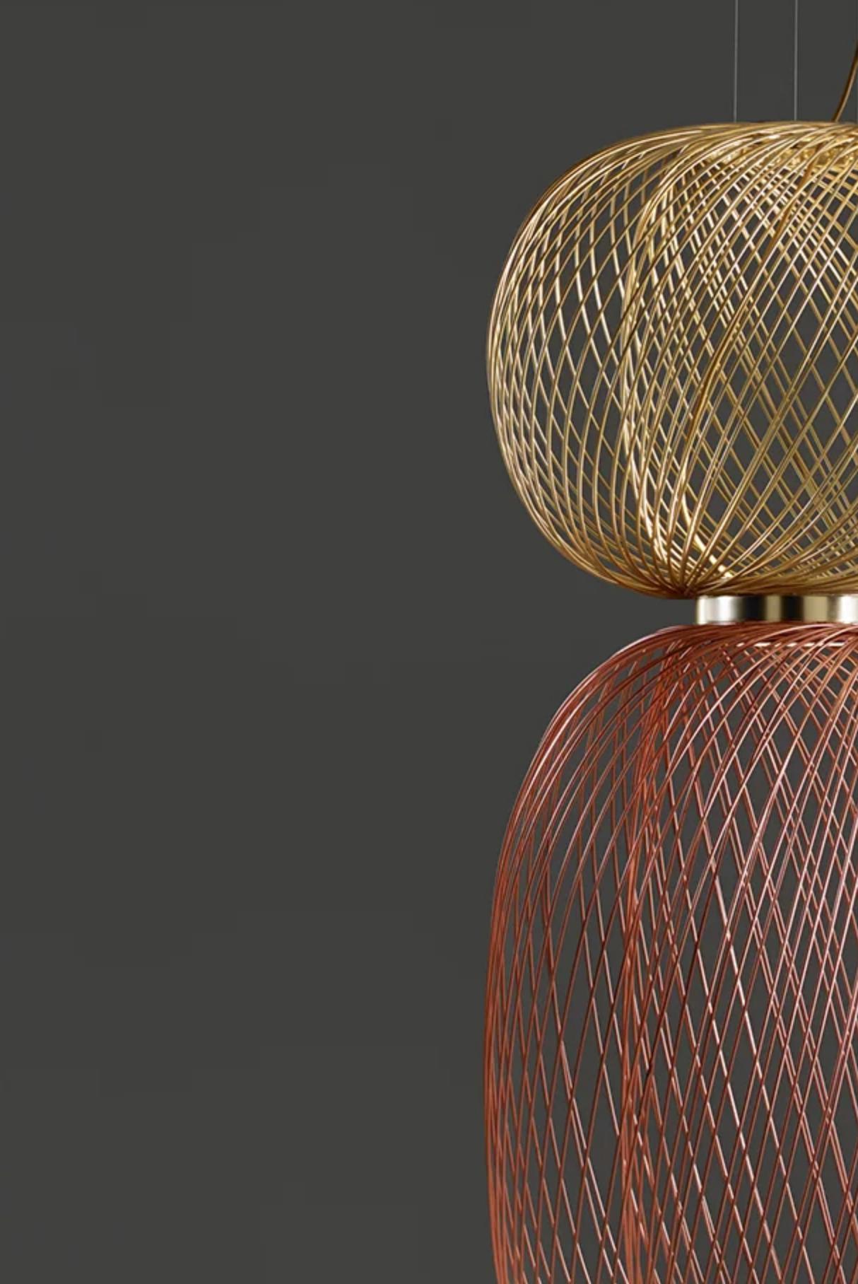 Stephen Burks Anwar T Combi. Lampada a sospensione Top 45 / Bottom 90 per Parachilna In condizioni Nuovo in vendita a Barcelona, Barcelona