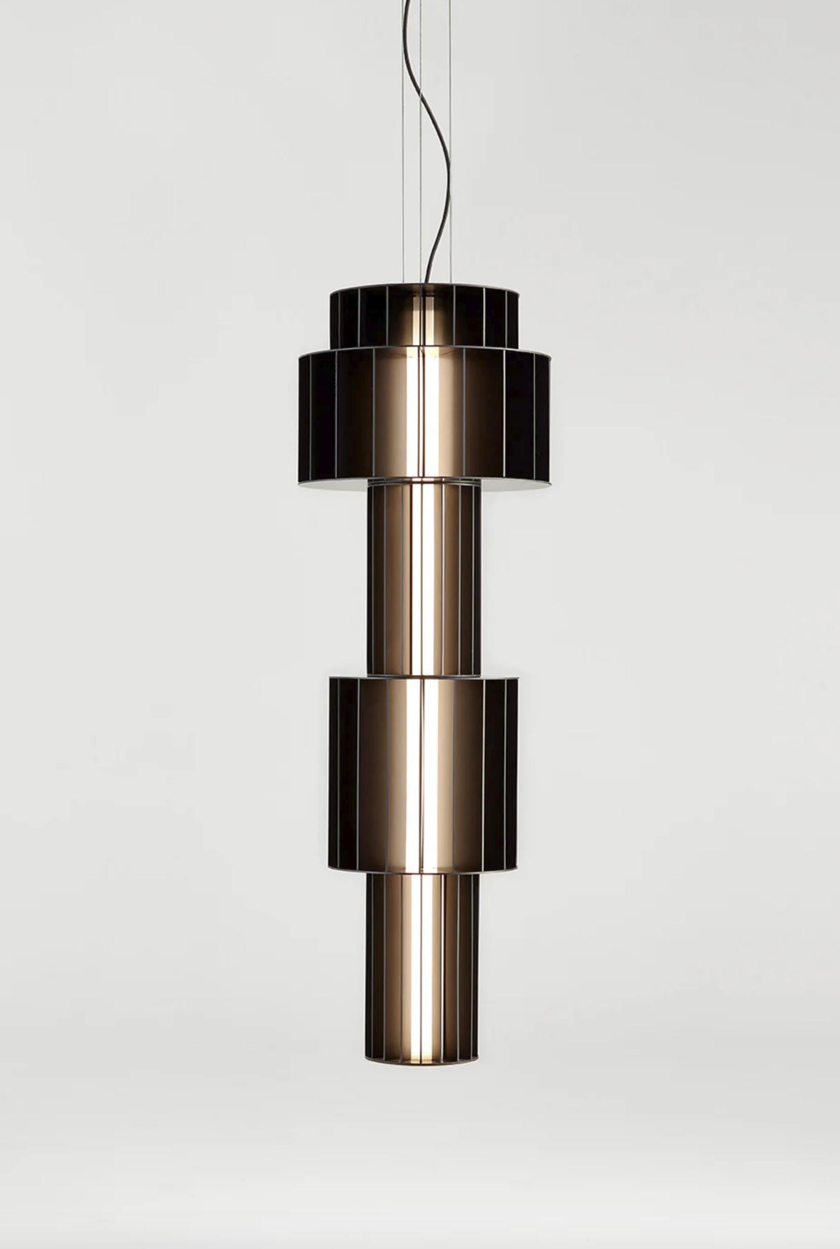 Stephen Burks Babel T GR Custom Combination Suspended Lamp For Parachilna For Sale 3