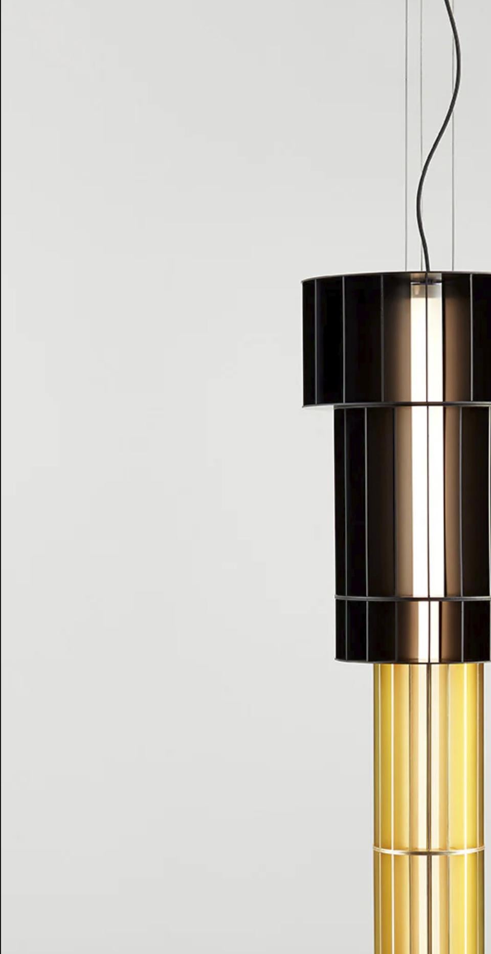 Stephen Burks Babel T GR Custom Combination Suspended Lamp For Parachilna In New Condition For Sale In Barcelona, Barcelona