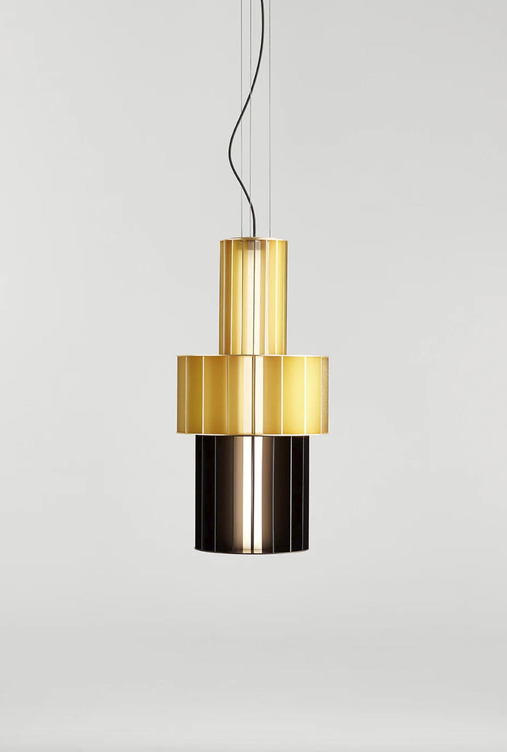 Stephen Burks Babel T Me Custom Combination Suspended Lamp For Parachilna

Suspended lamp built using aluminum structures of different heights and diameters. Structures and colors can be combined randomly creating totem-like figures.

Product