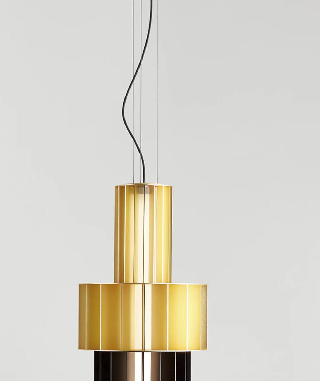 Stephen Burks Babel T Me Custom Suspended Lamp For Parachilna In New Condition For Sale In Barcelona, Barcelona
