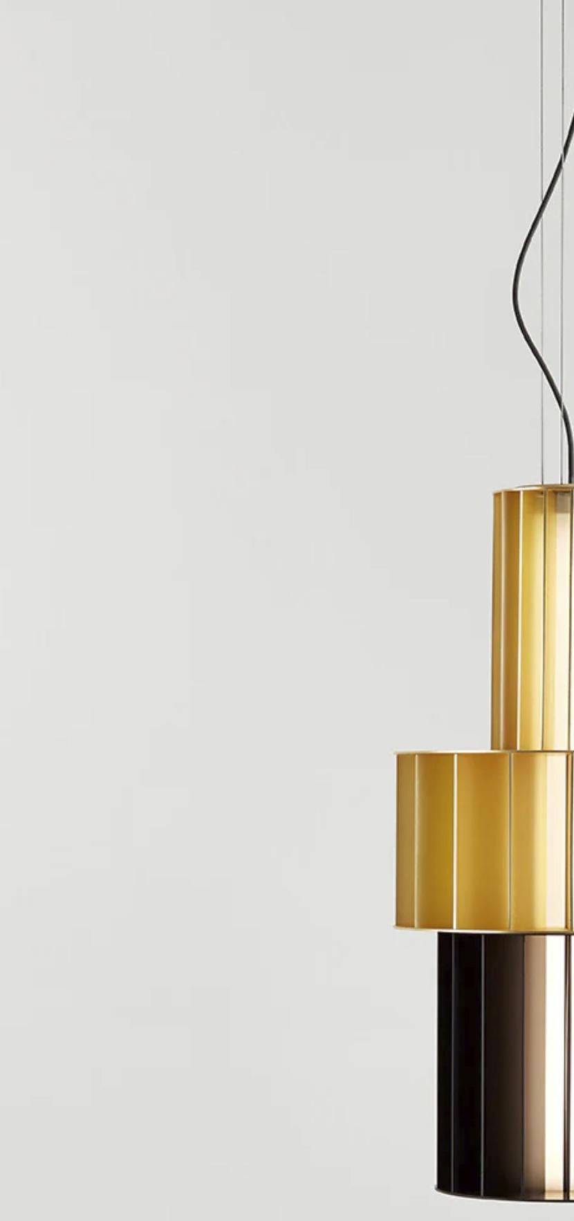 Contemporary Stephen Burks Babel T Me Custom Suspended Lamp For Parachilna For Sale