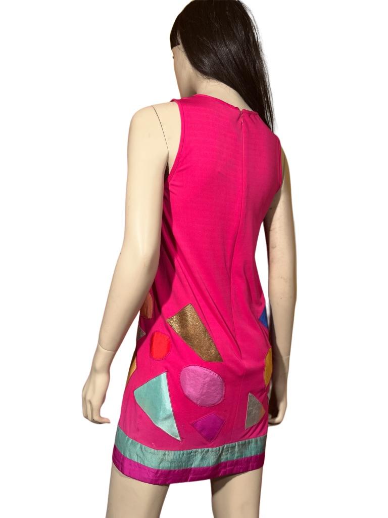 bright abstract dress